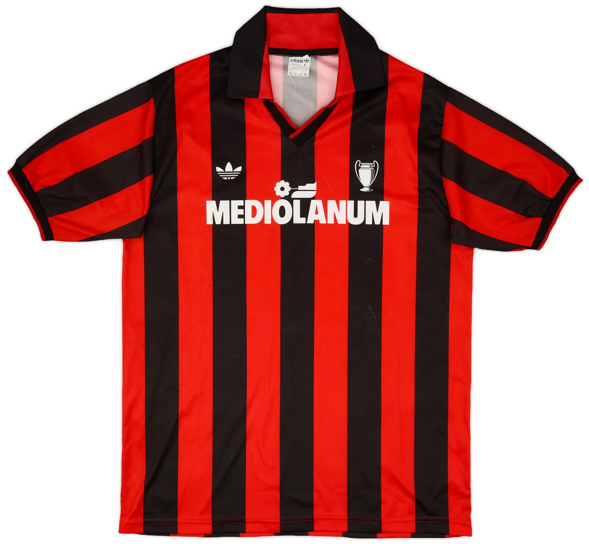 adidas AC Milan Mens SS Home Shirt 1990/91