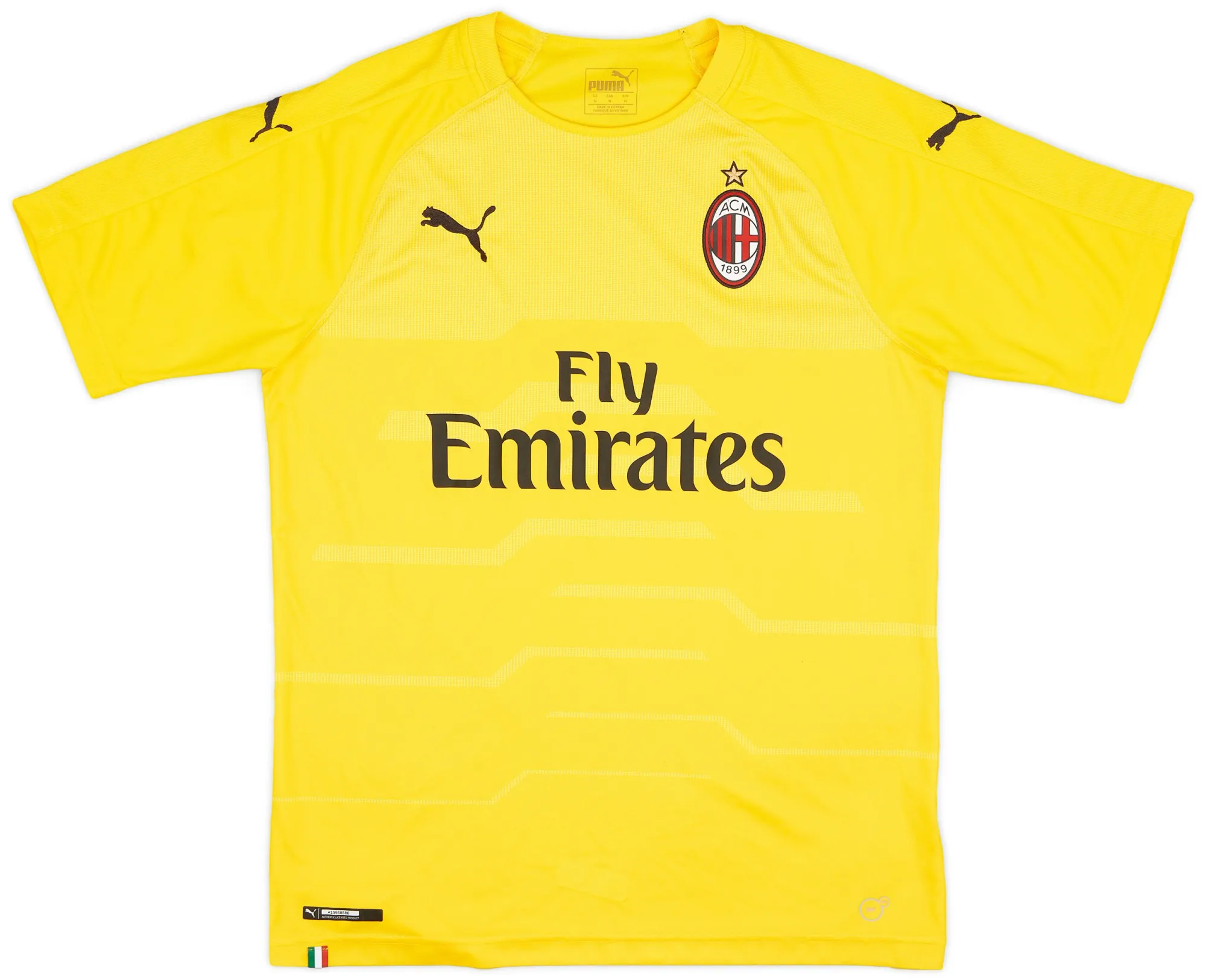 Puma AC Milan Mens LS Goalkeeper Home Shirt 2018/19