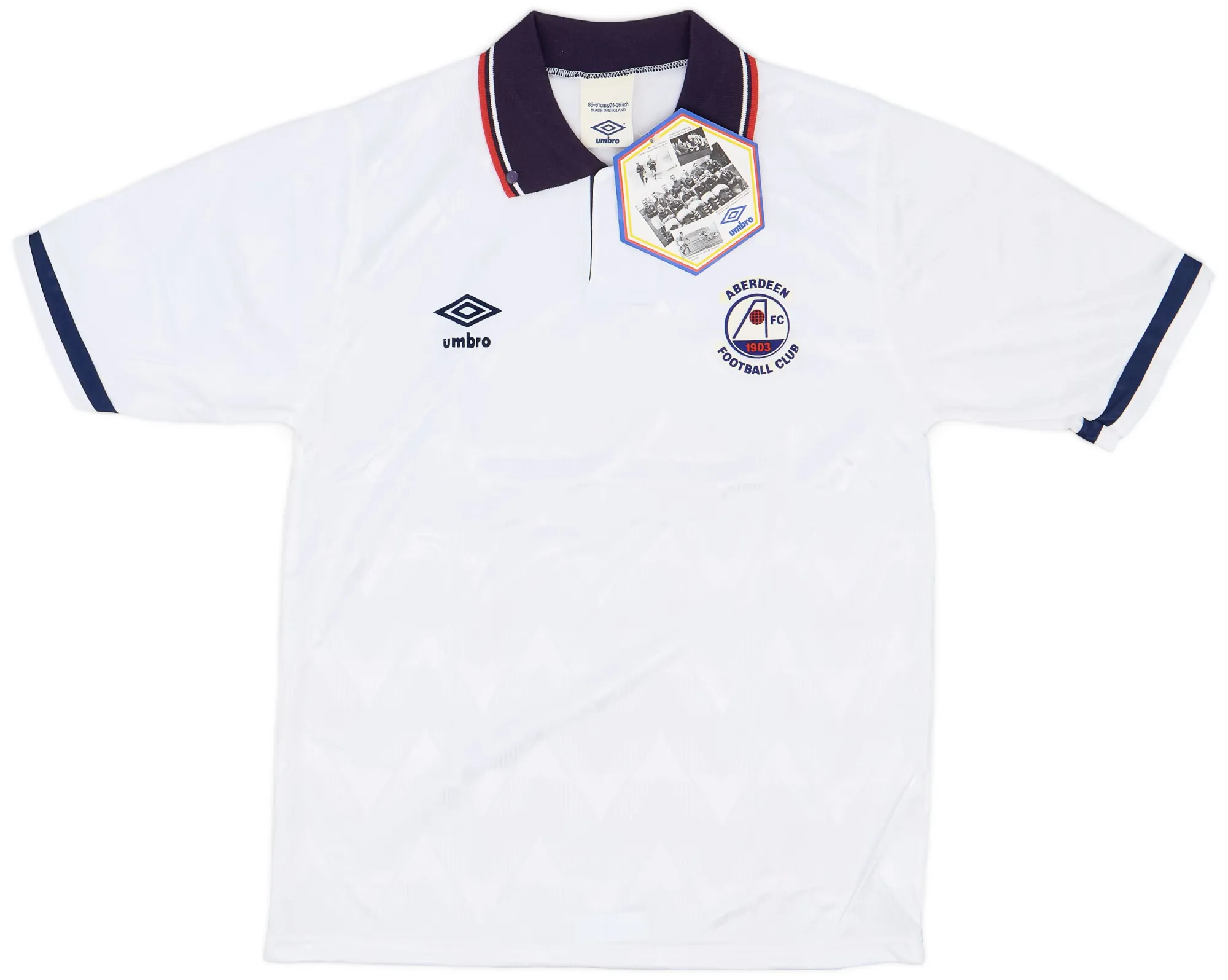 Umbro Aberdeen Mens SS Away Shirt 1989/90