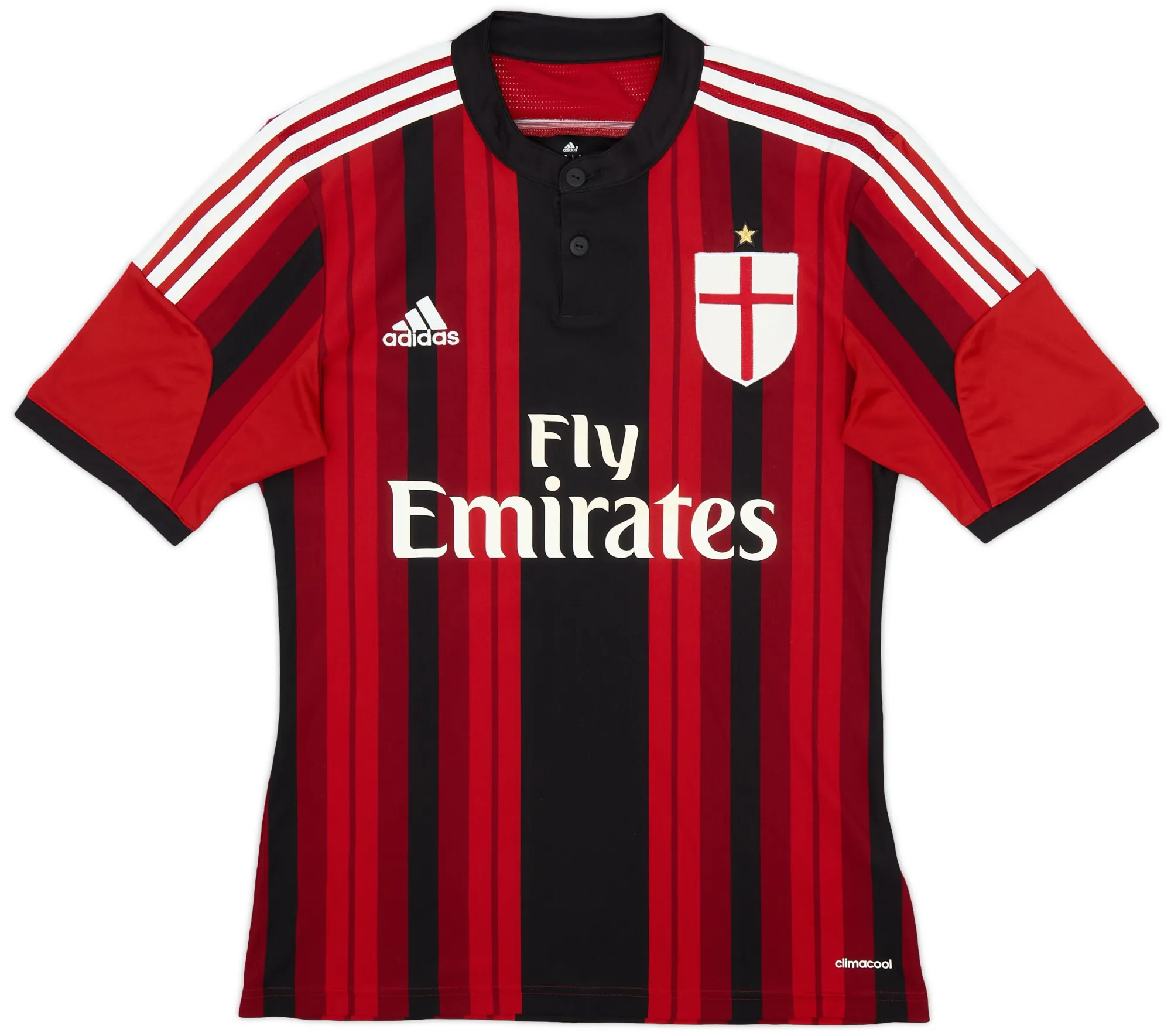 adidas AC Milan Mens SS Home Shirt 2014/15