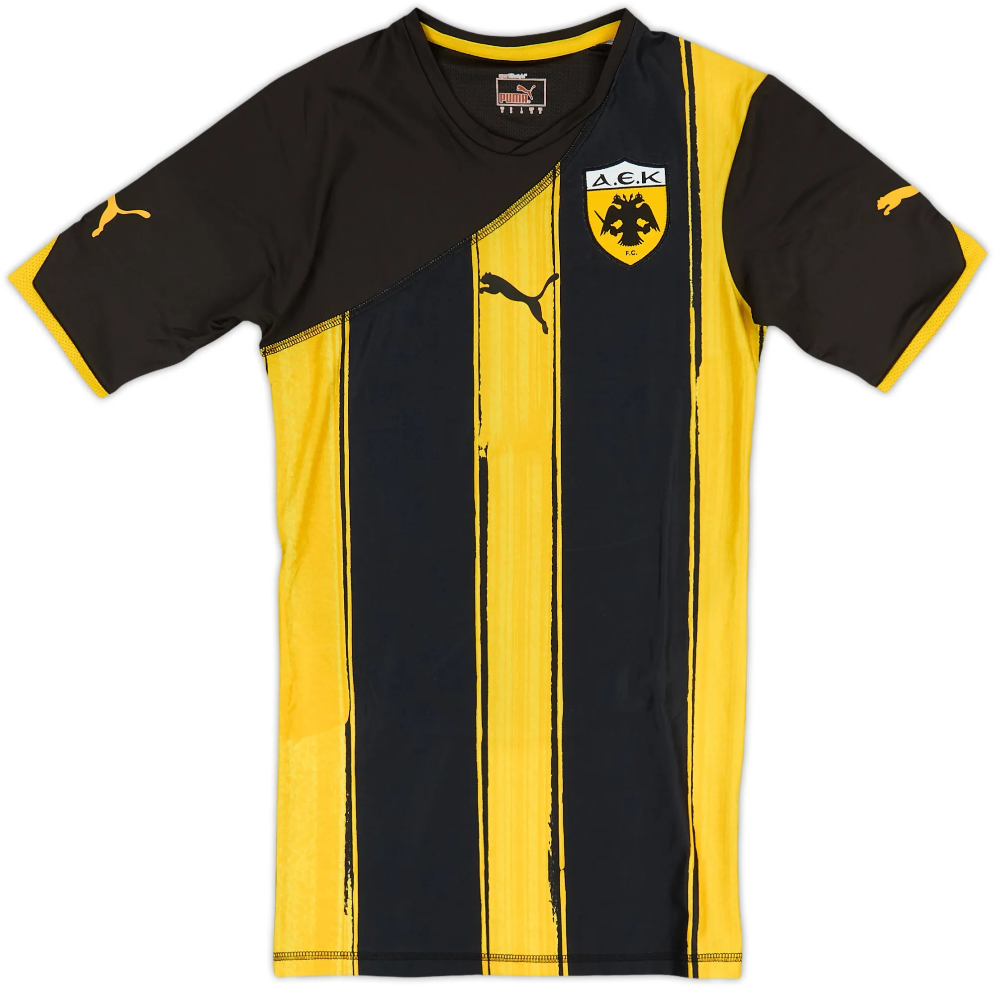 Puma AEK Athens Mens SS Player Issue Away Shirt 2011/12