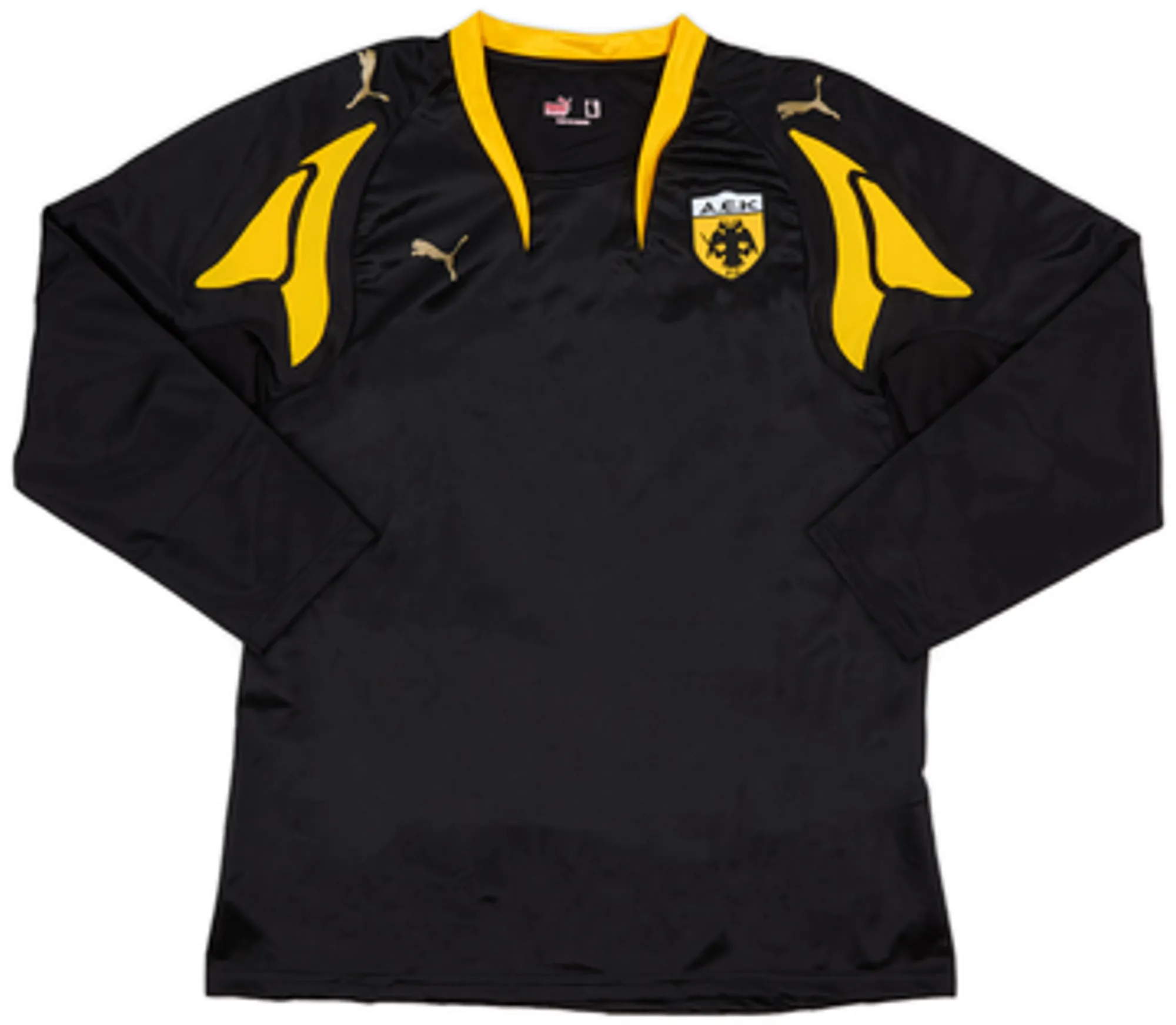 Puma AEK Athens Boys LS Away Shirt 2007/08