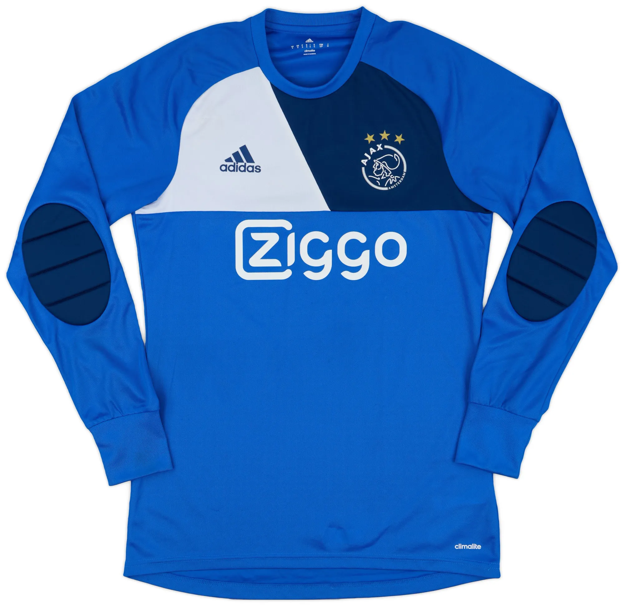 adidas Ajax Mens LS Goalkeeper Home Shirt 2018/19