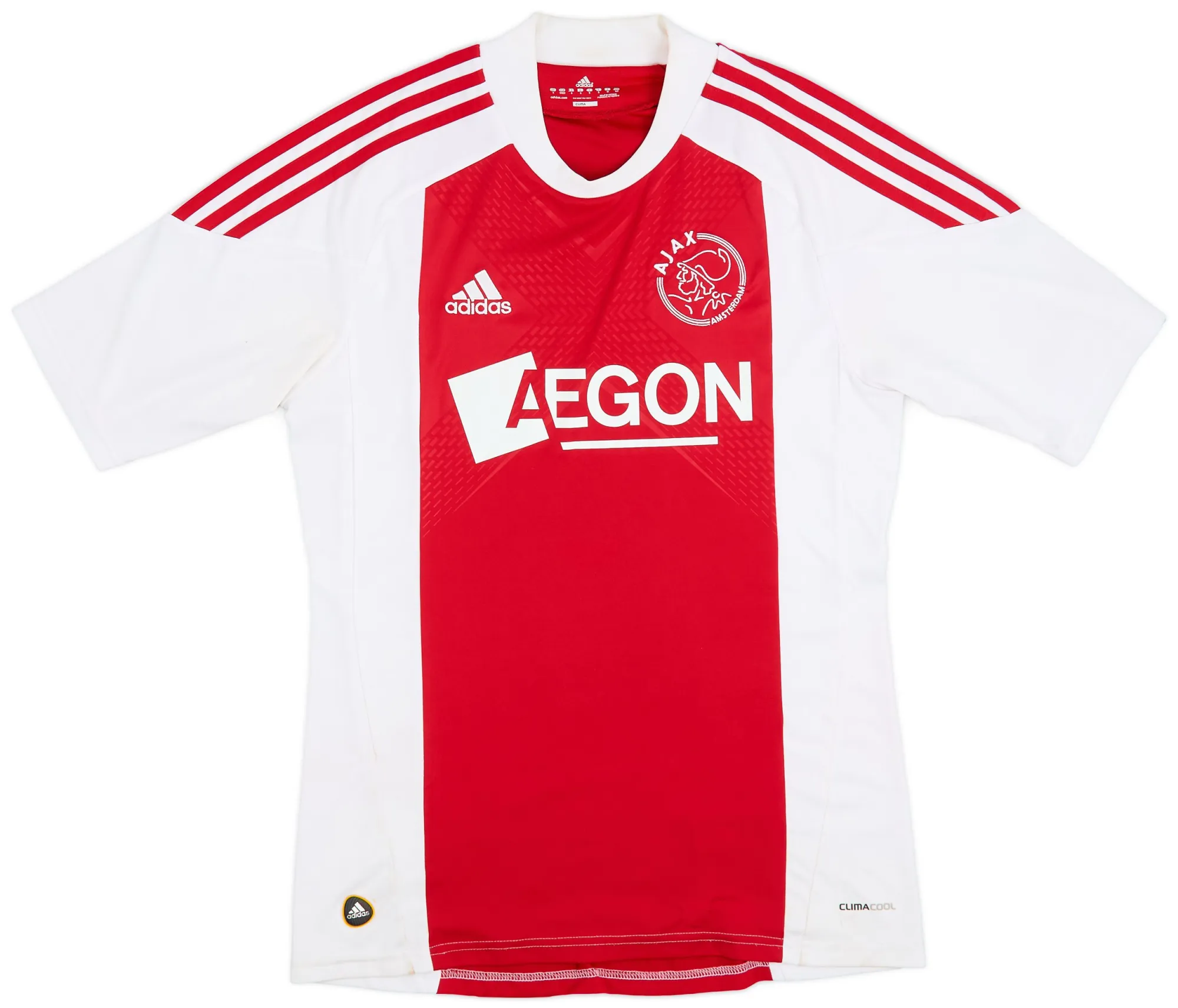 adidas Ajax Mens SS Home Shirt 2010/11