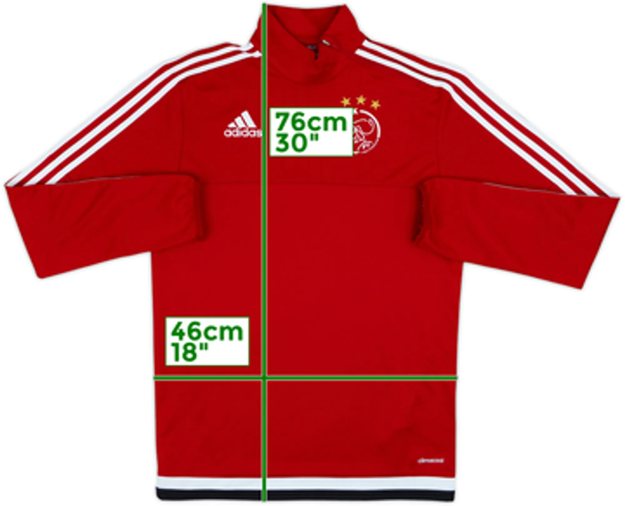 adidas Ajax Mens SS Away Shirt 2015/16