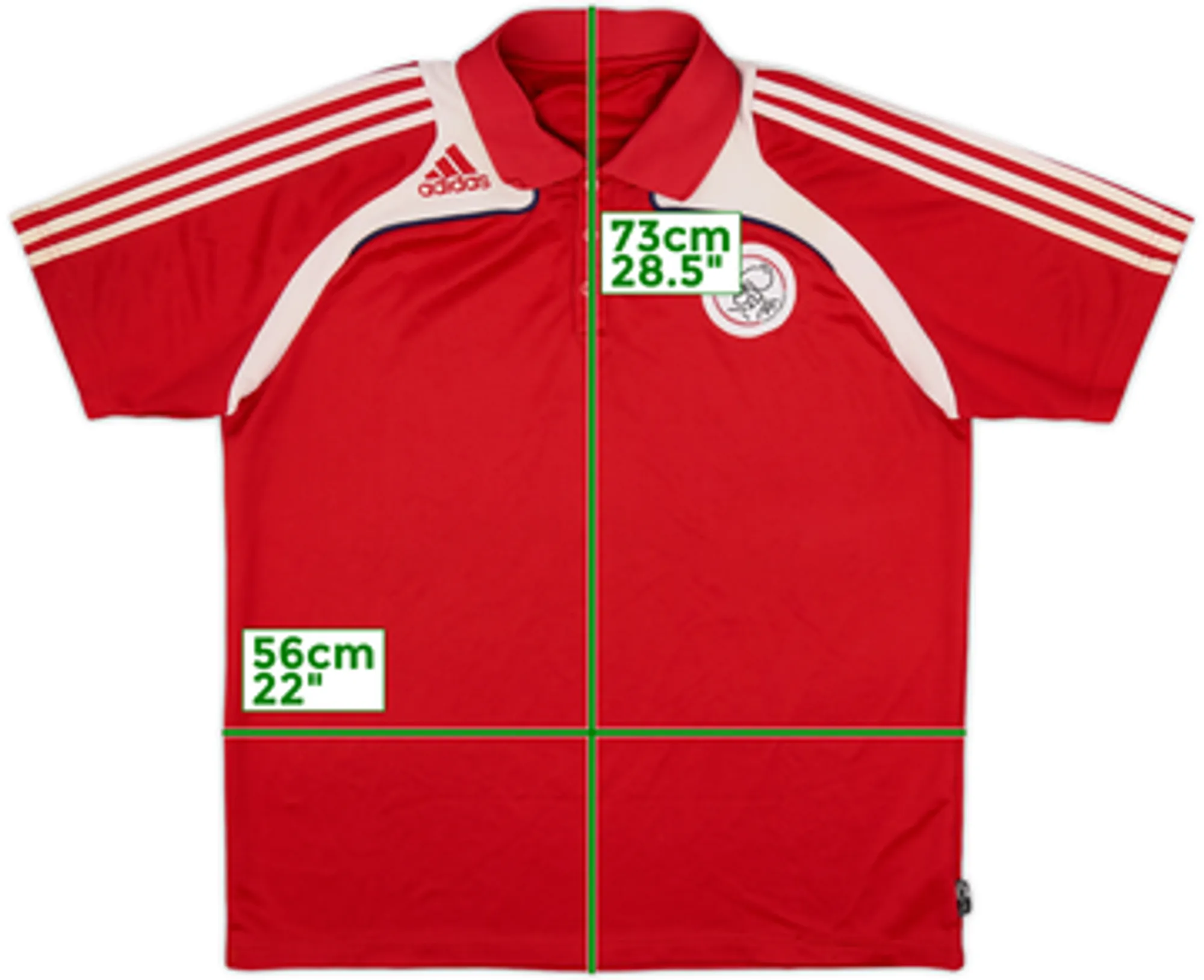 adidas Ajax Mens SS Home Shirt 2008/09