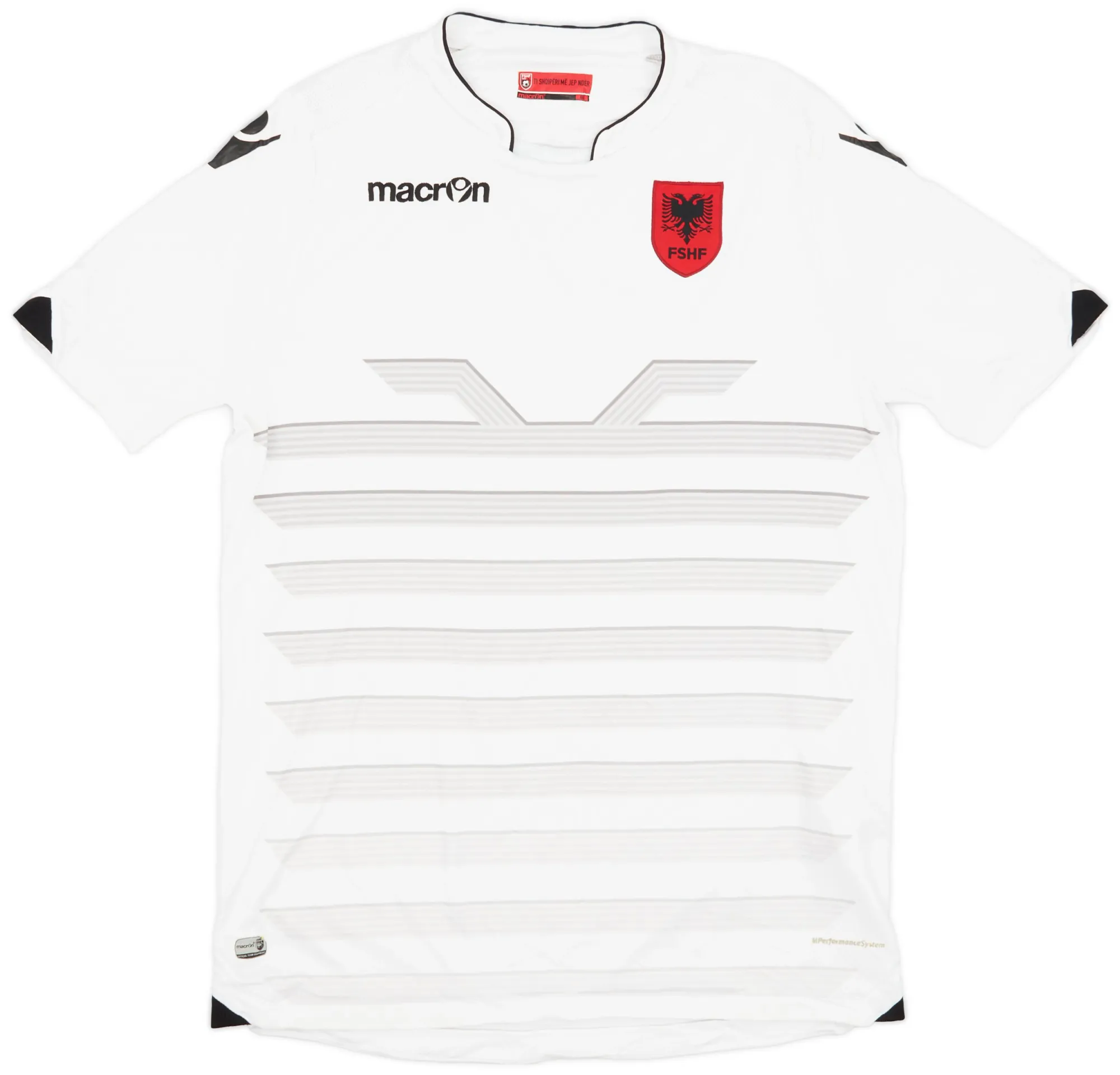 Macron Albania Mens SS Away Shirt 2016