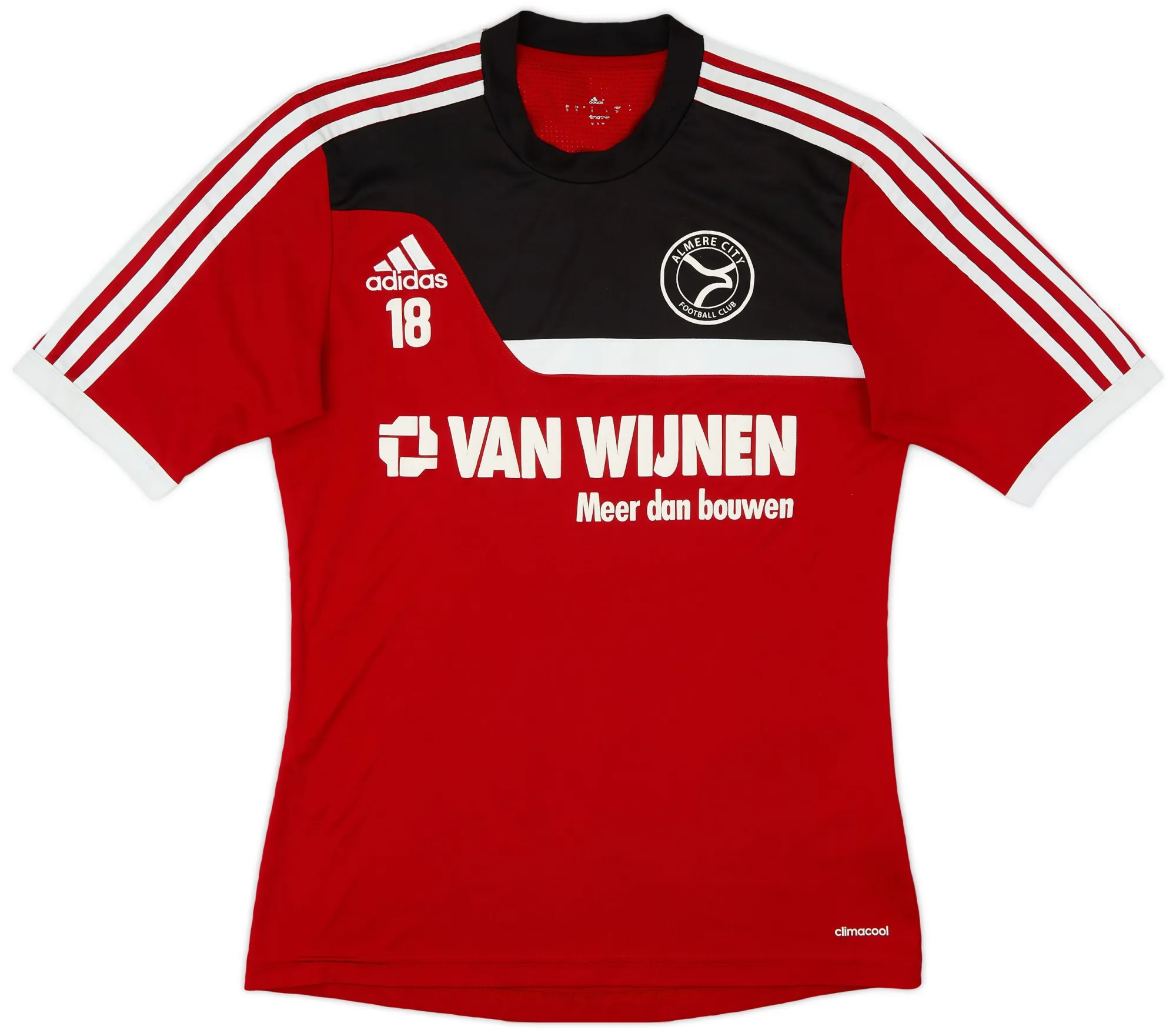 adidas Almere City Mens SS Player Issue Home Shirt 2013/14