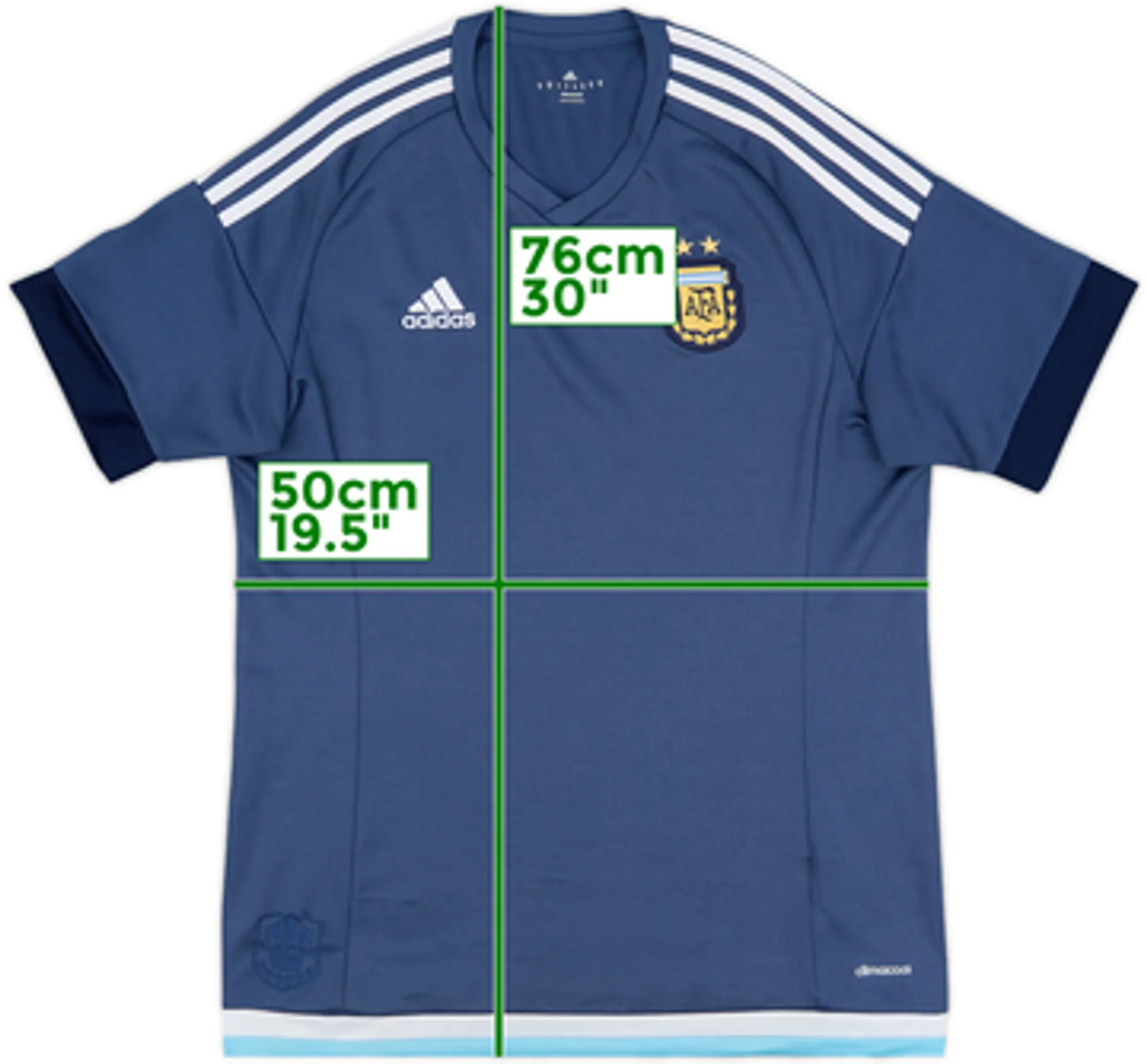 adidas Argentina Mens SS Away Shirt 2015