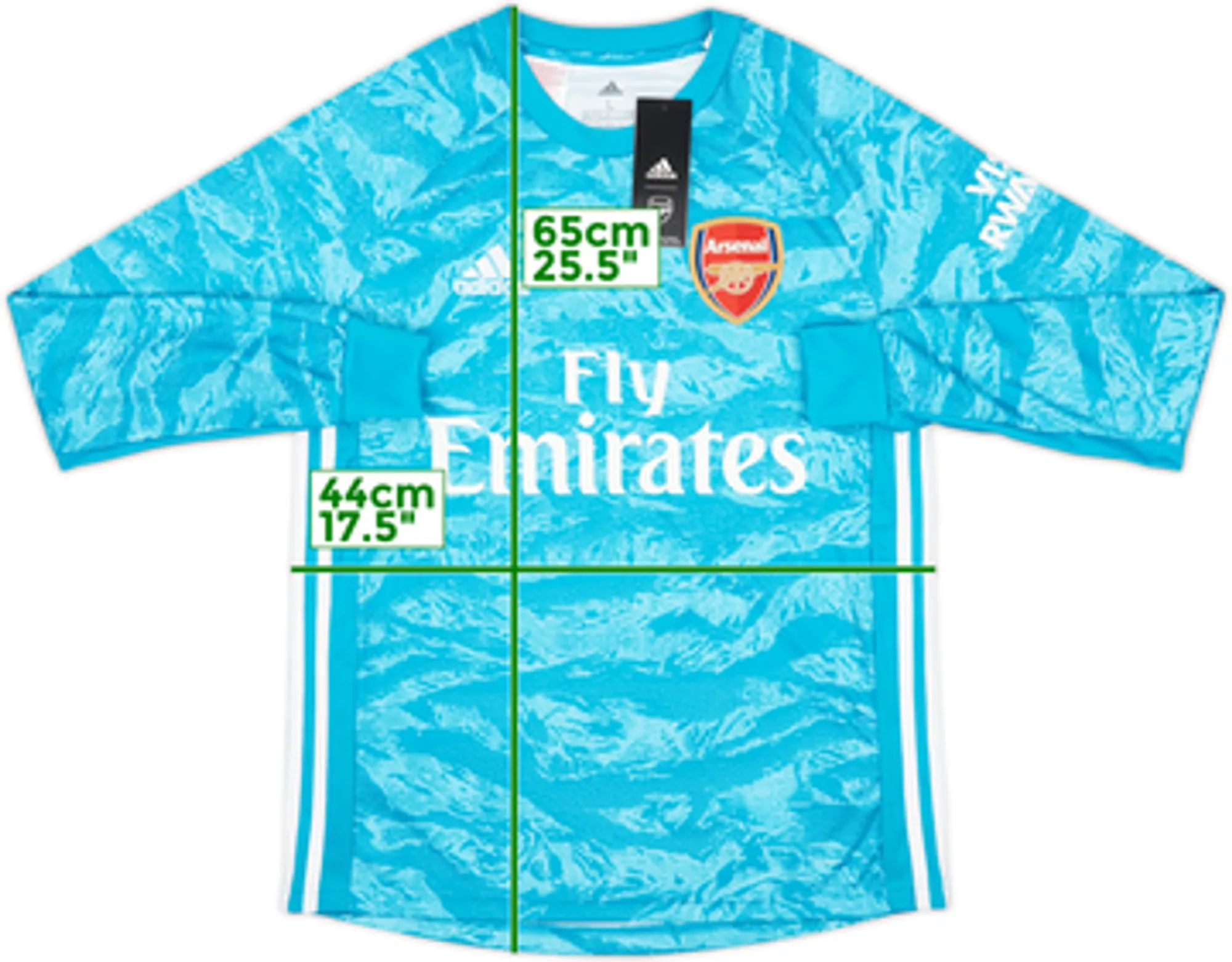 adidas Arsenal Boys LS Goalkeeper Home Shirt 2019/20