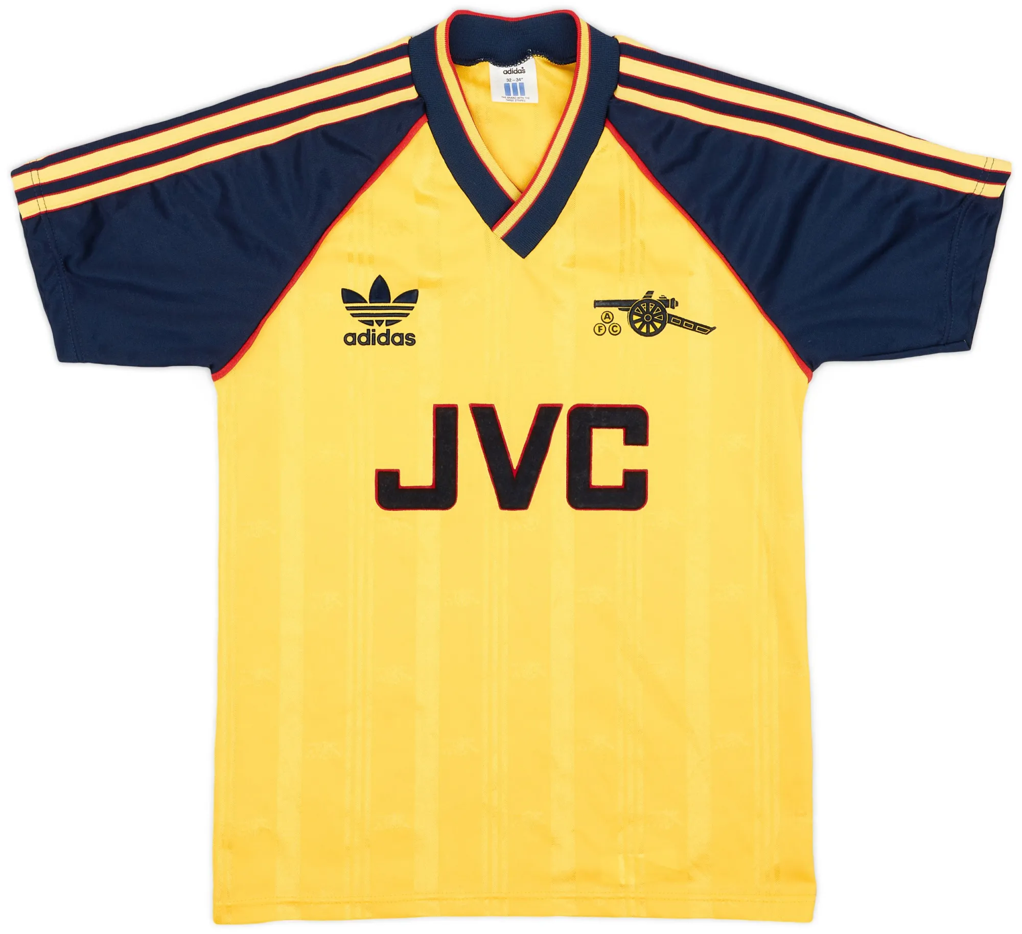 adidas Arsenal Mens SS Away Shirt 1988/89