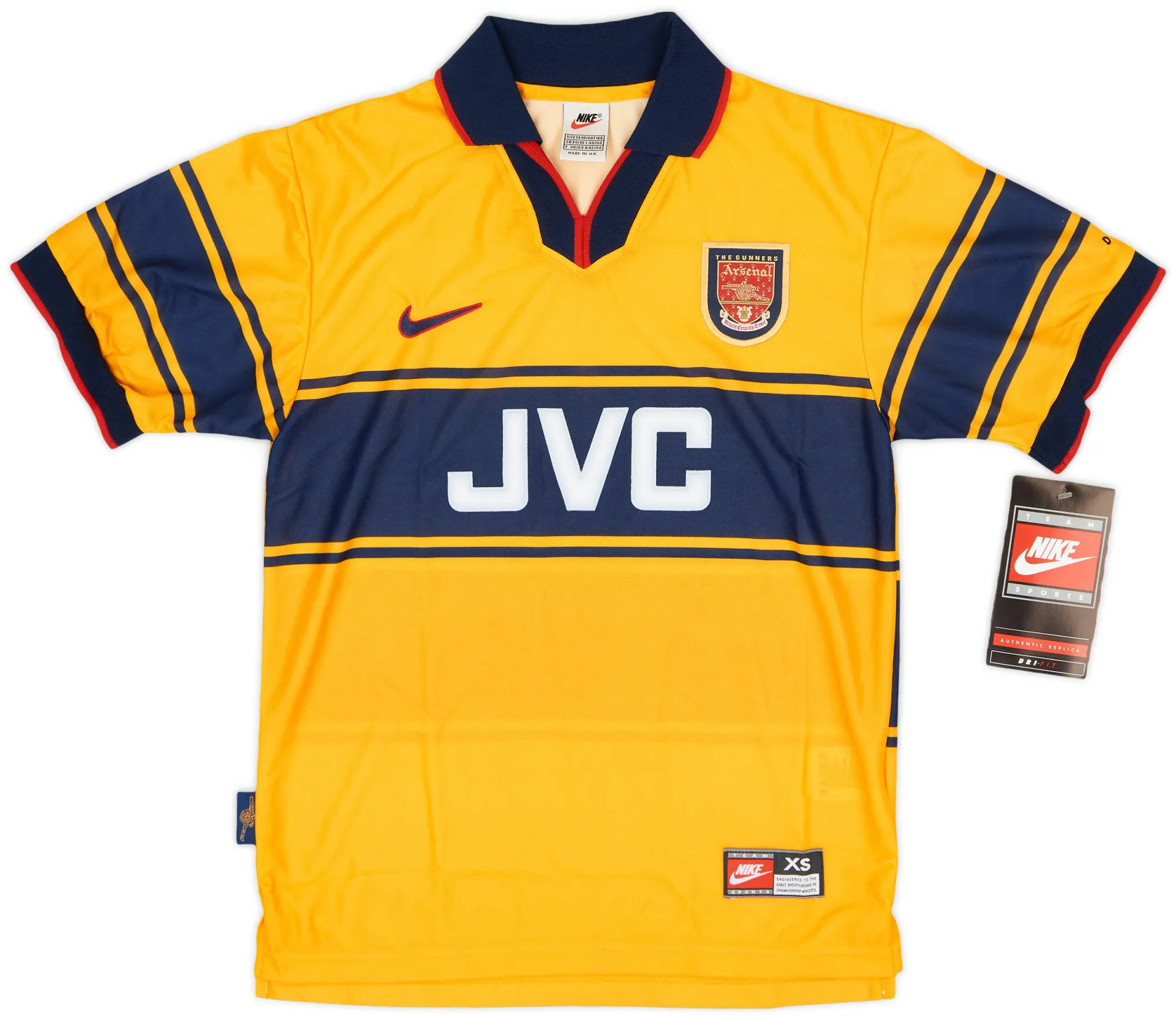 Nike Arsenal Mens SS Away Shirt 1997/99