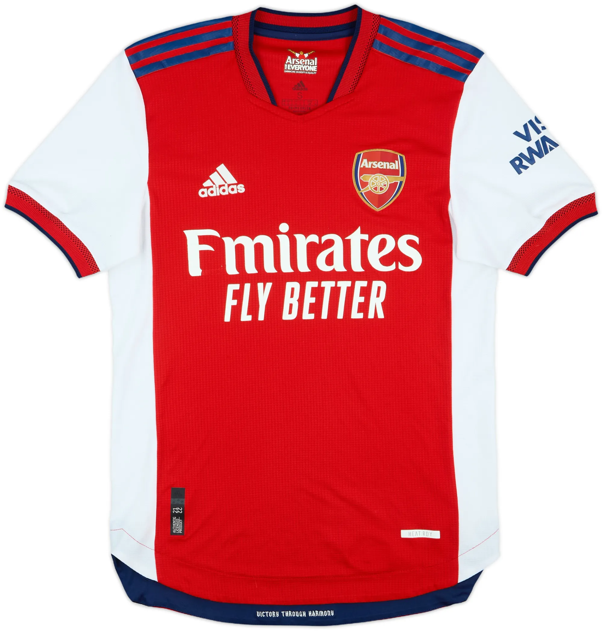 Nike Arsenal Mens SS Player Issue Home Shirt 2021/22