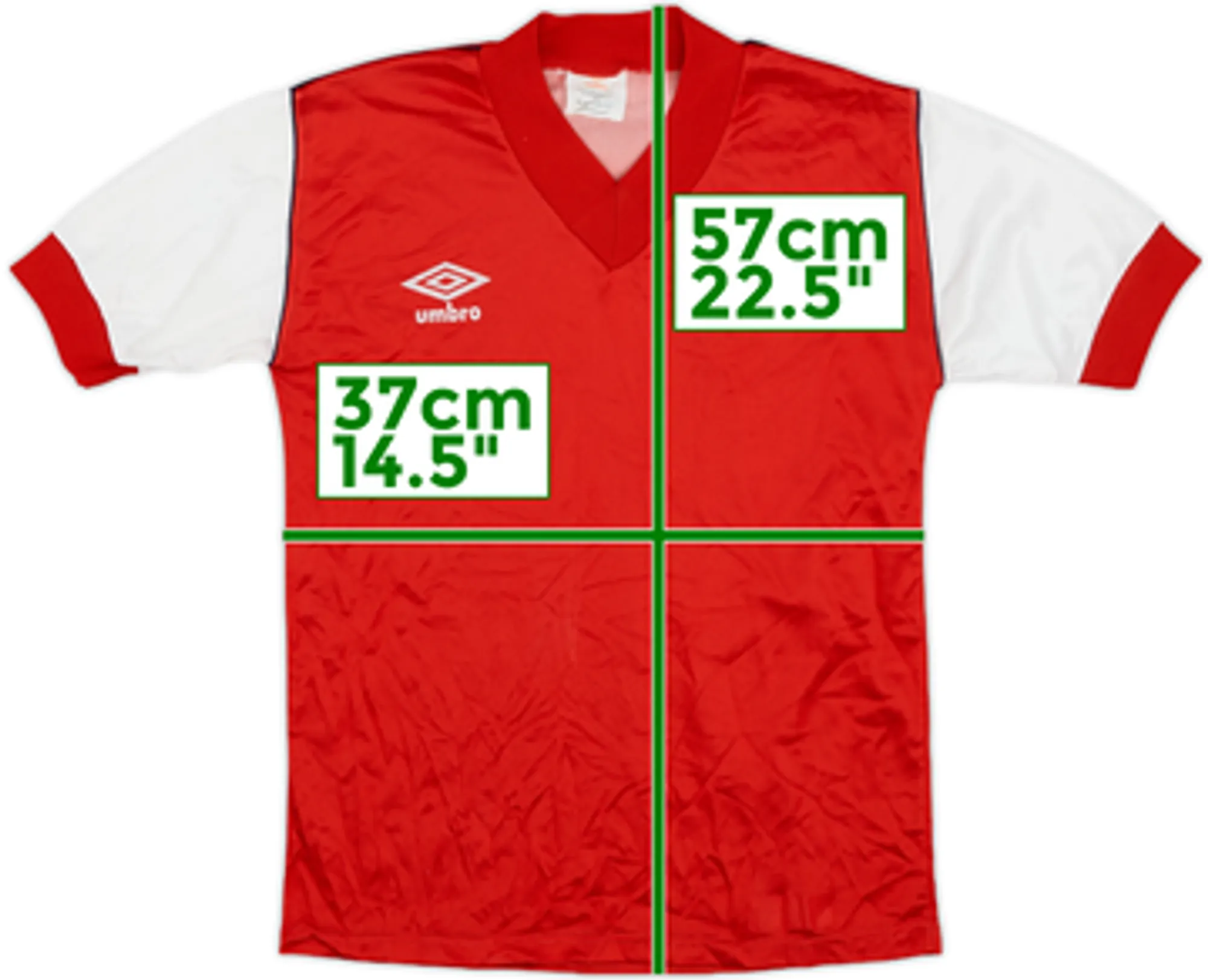 Umbro Arsenal Mens SS Home Shirt 1982/84