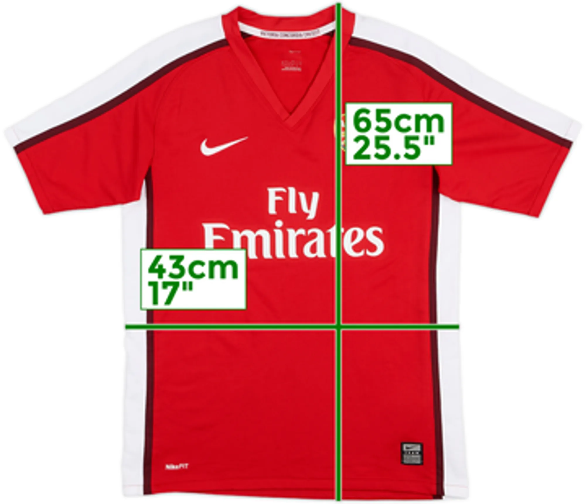 Nike Arsenal Boys SS Home Shirt 2008/10
