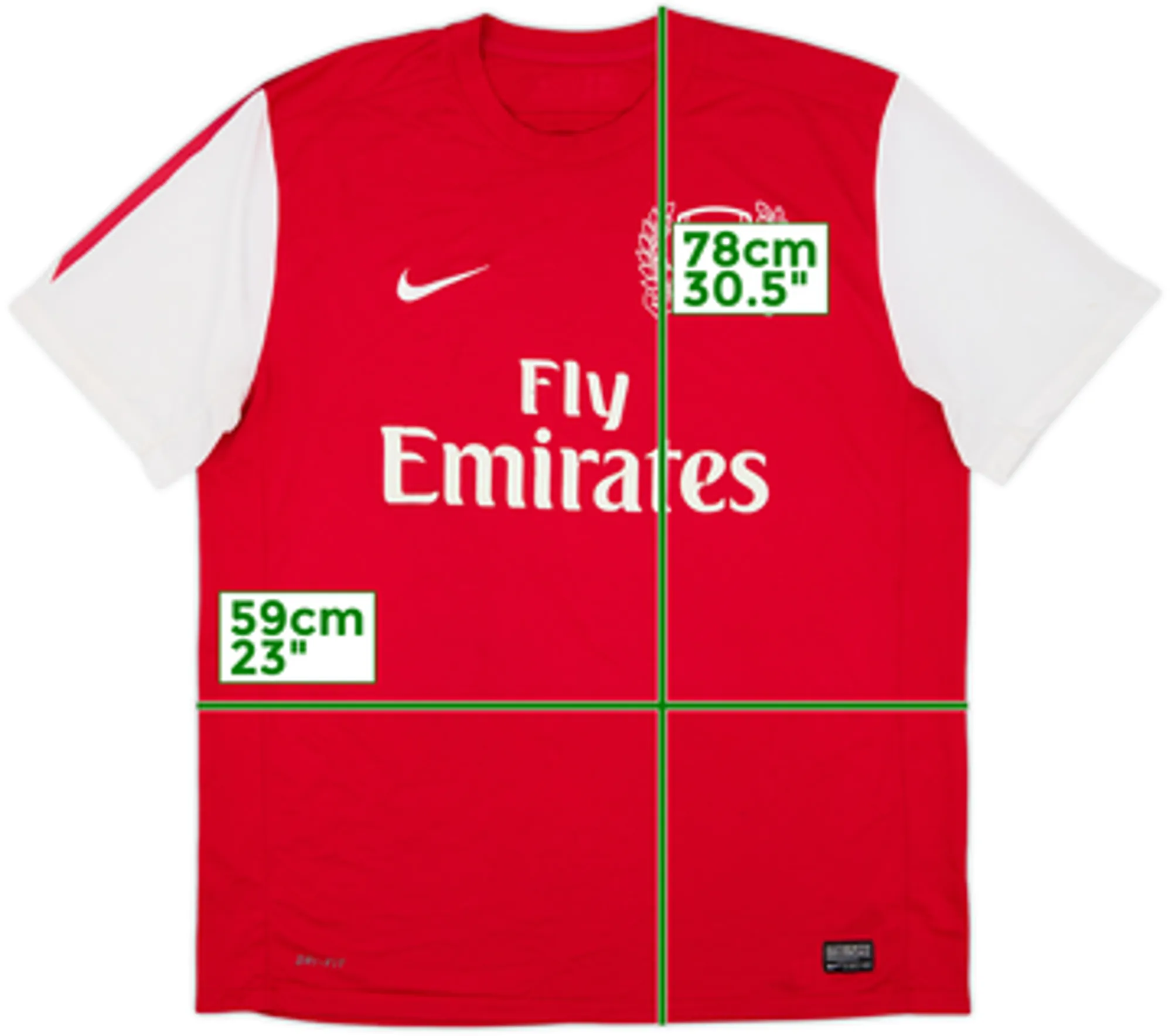 Nike Arsenal Mens SS Home Shirt 2011/12