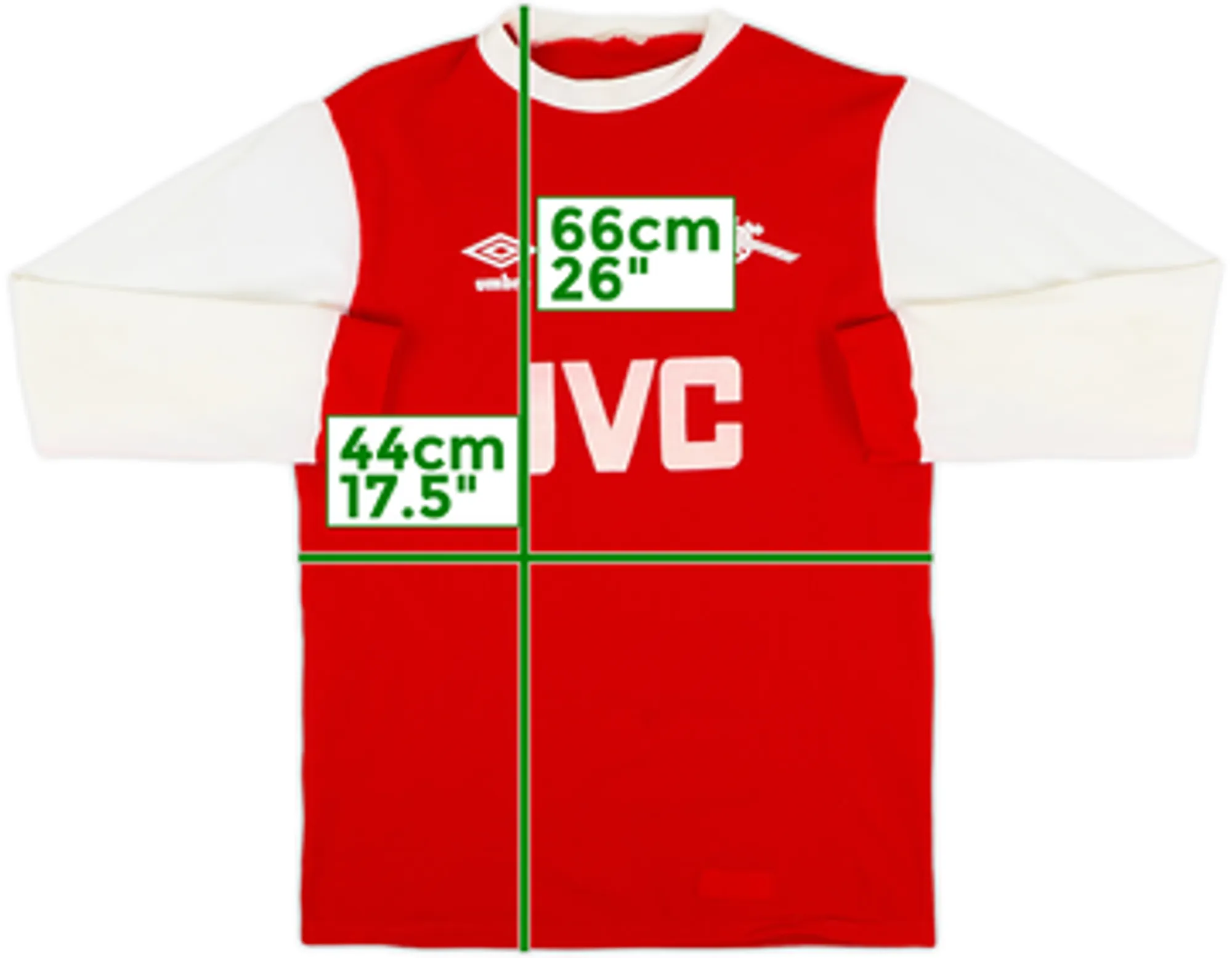 Umbro Arsenal Boys LS Home Shirt 1978/79