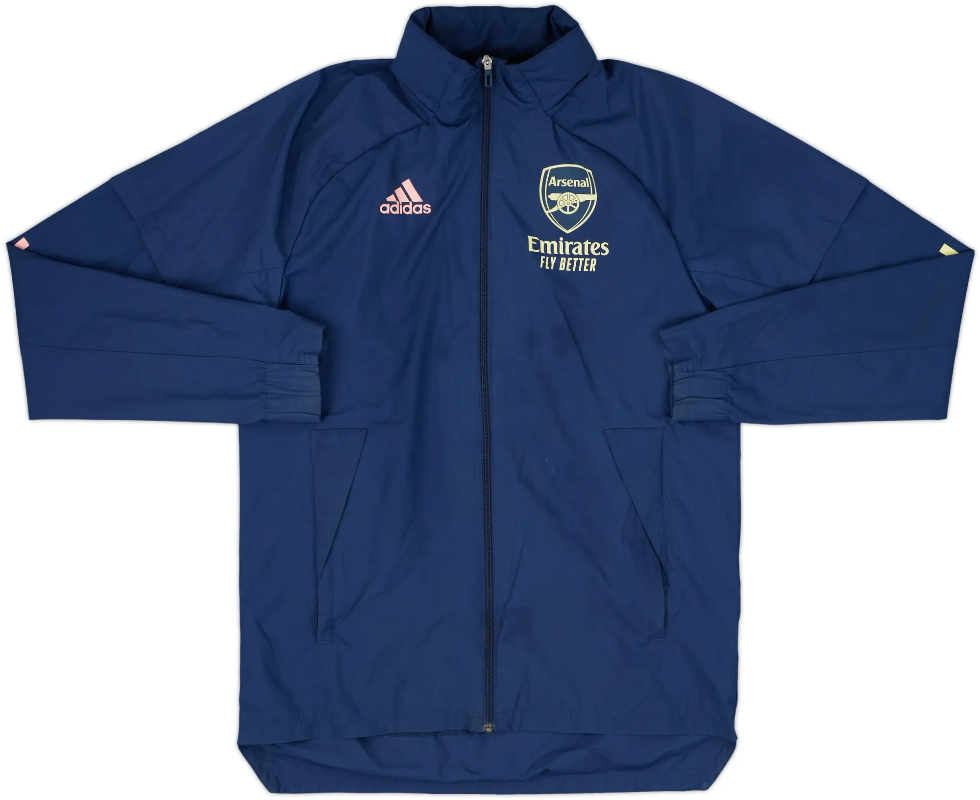 2020-21 Arsenal adidas Hooded Rain Jacket - 8/10 - (S)