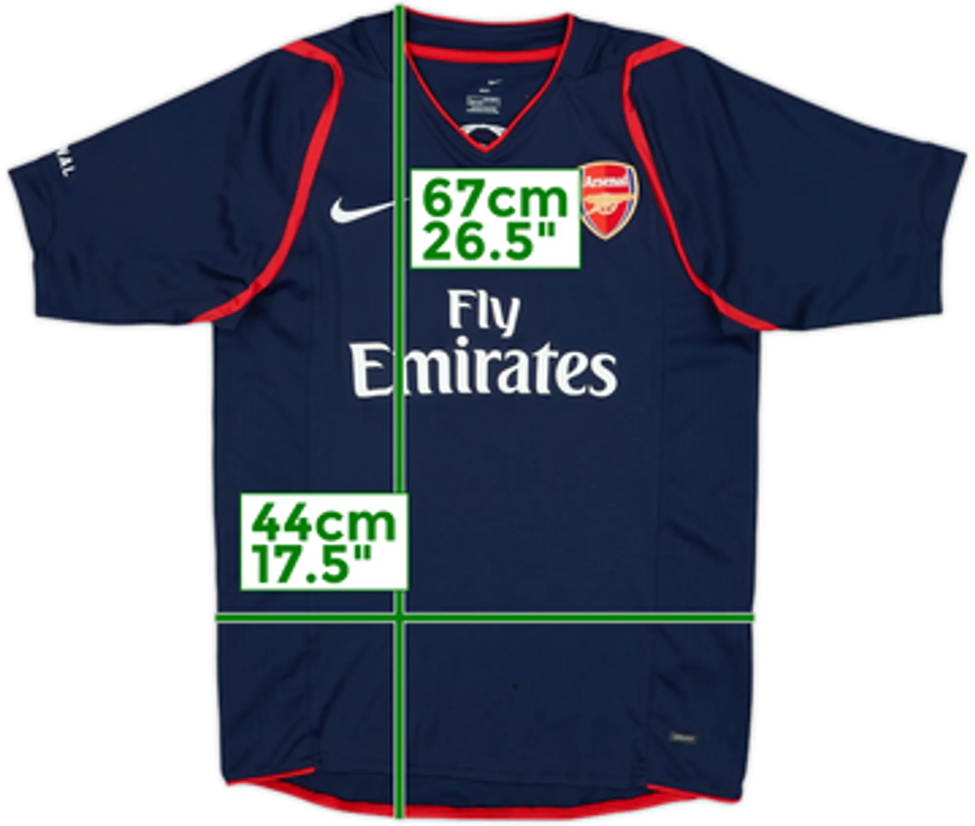 Nike Arsenal Boys SS Home Shirt 2006/07