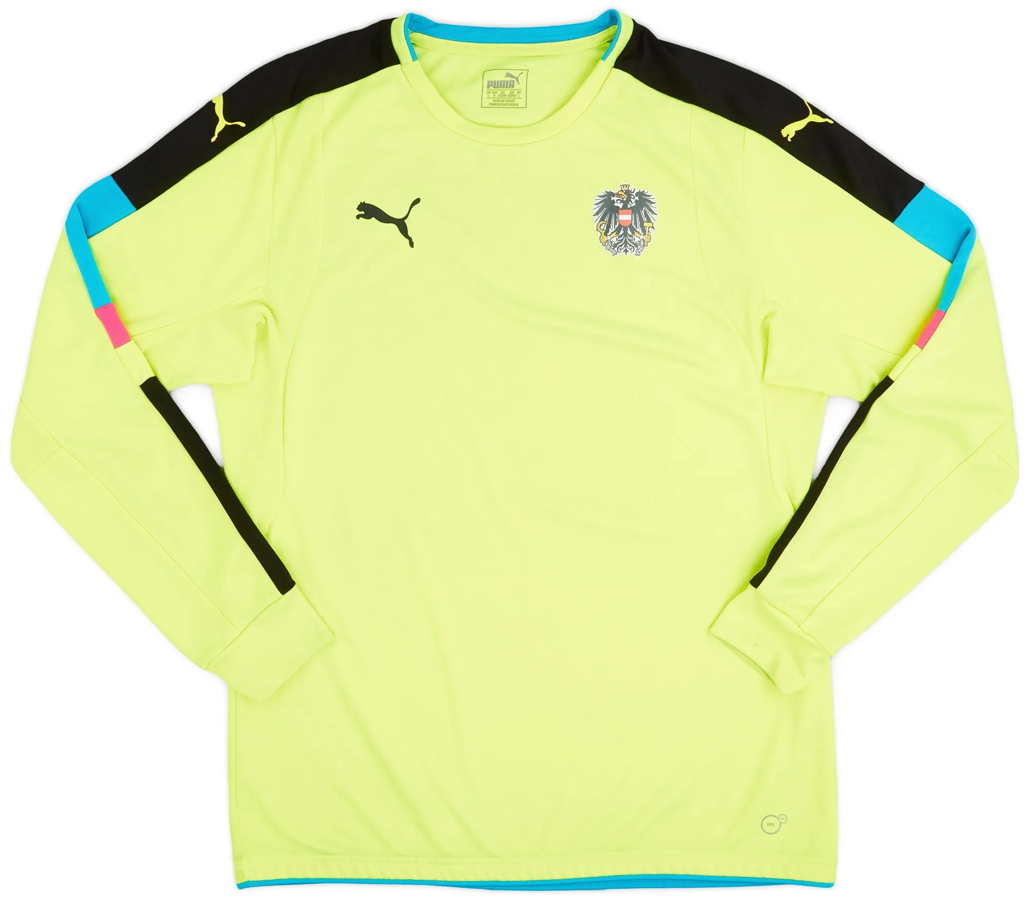 Puma Austria Mens LS Goalkeeper Home Shirt 2016