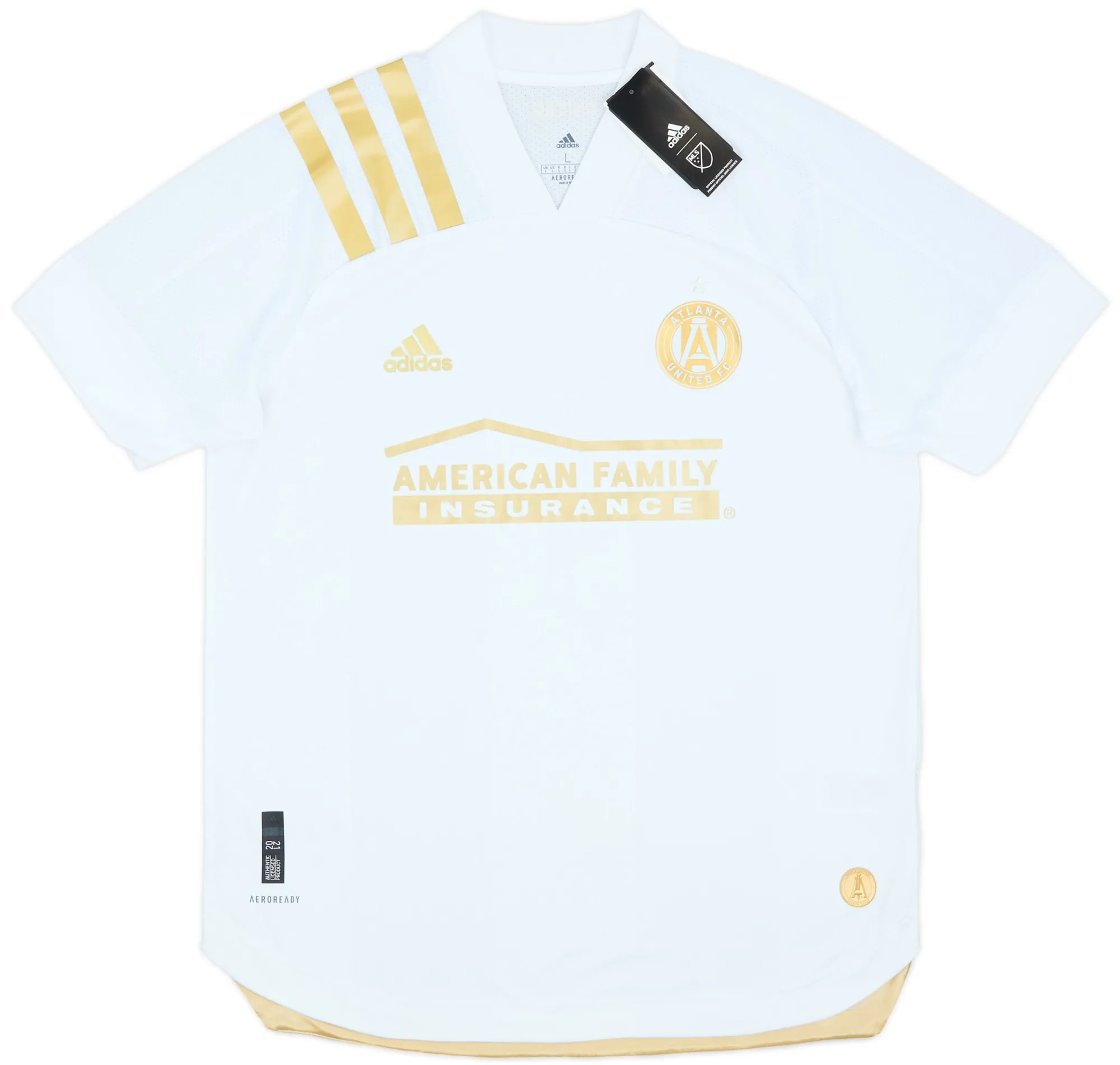 adidas Atlanta United FC Mens SS Player Issue Away Shirt 2020
