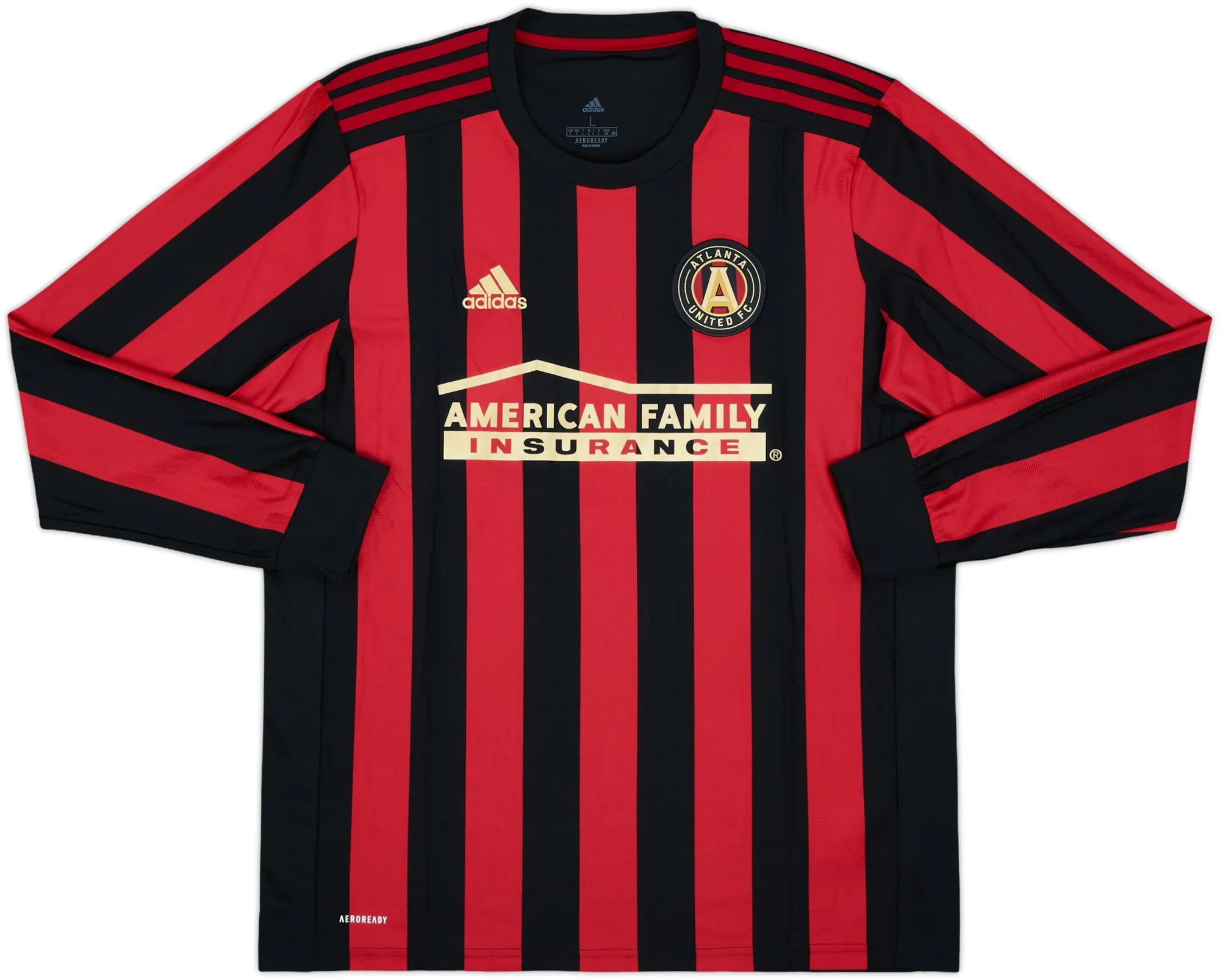 adidas Atlanta United FC Mens LS Home Shirt 2019