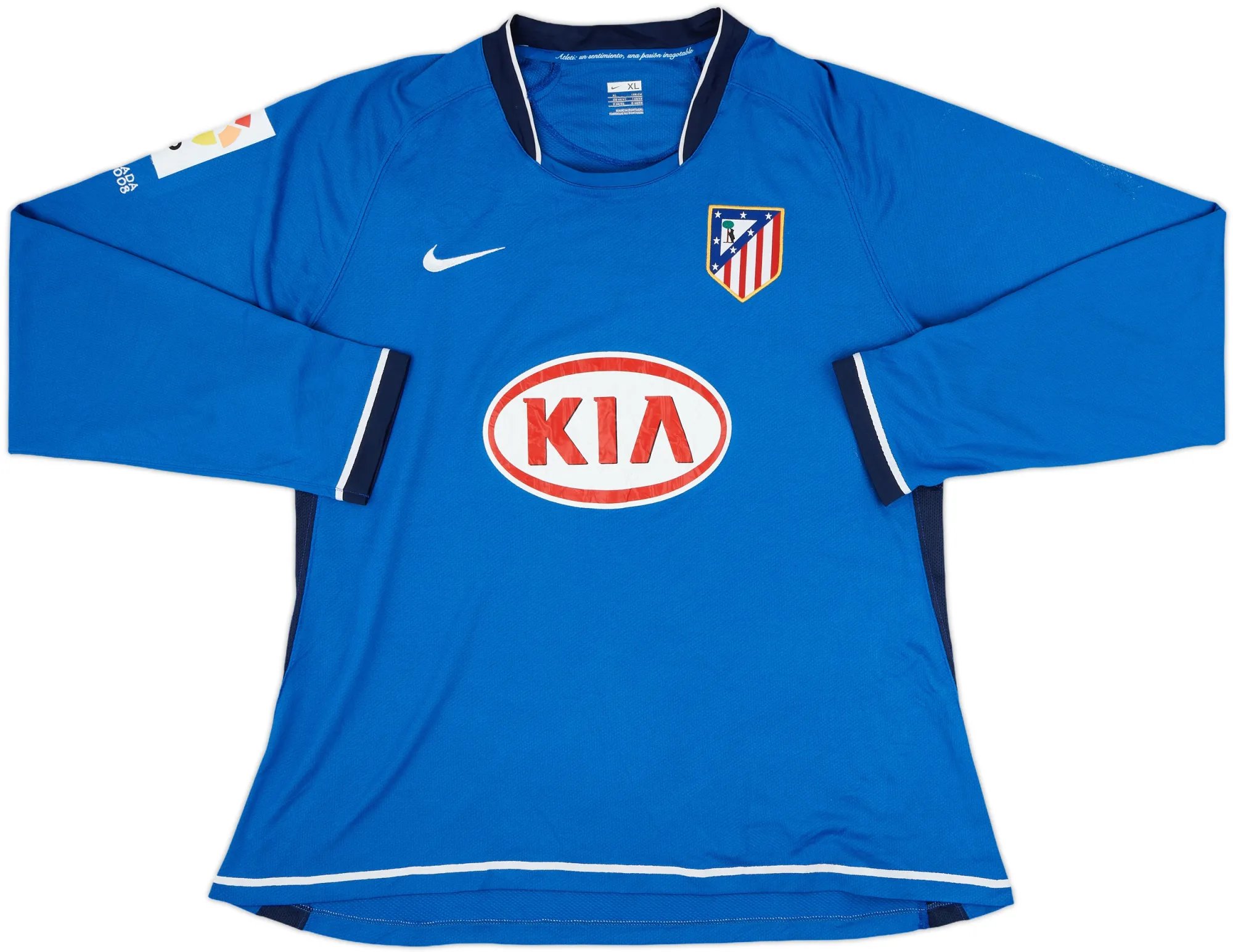 Nike Atlético Madrid Mens LS Player Issue Away Shirt 2007/08