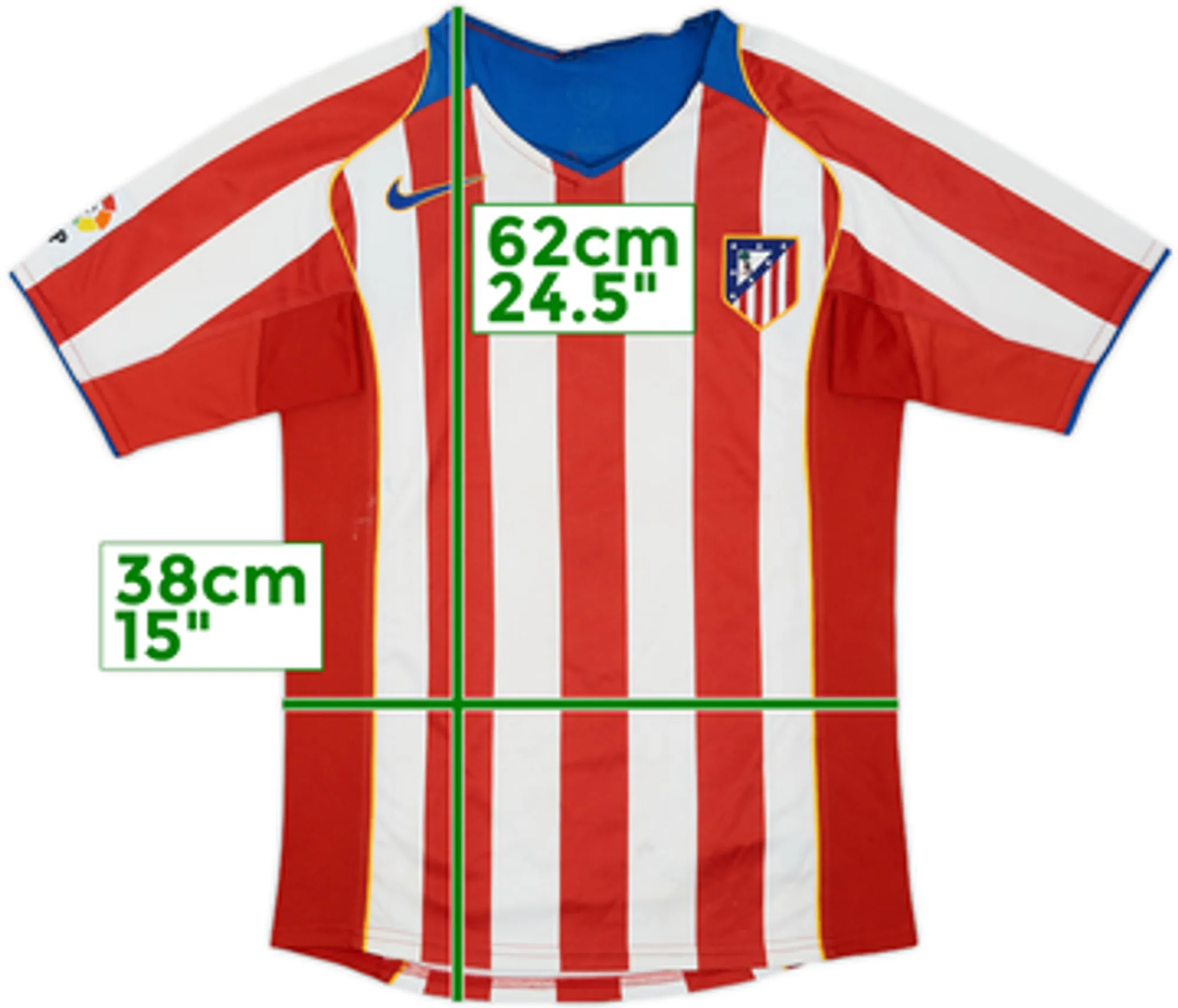 Nike Atlético Madrid Boys SS Home Shirt 2004/05