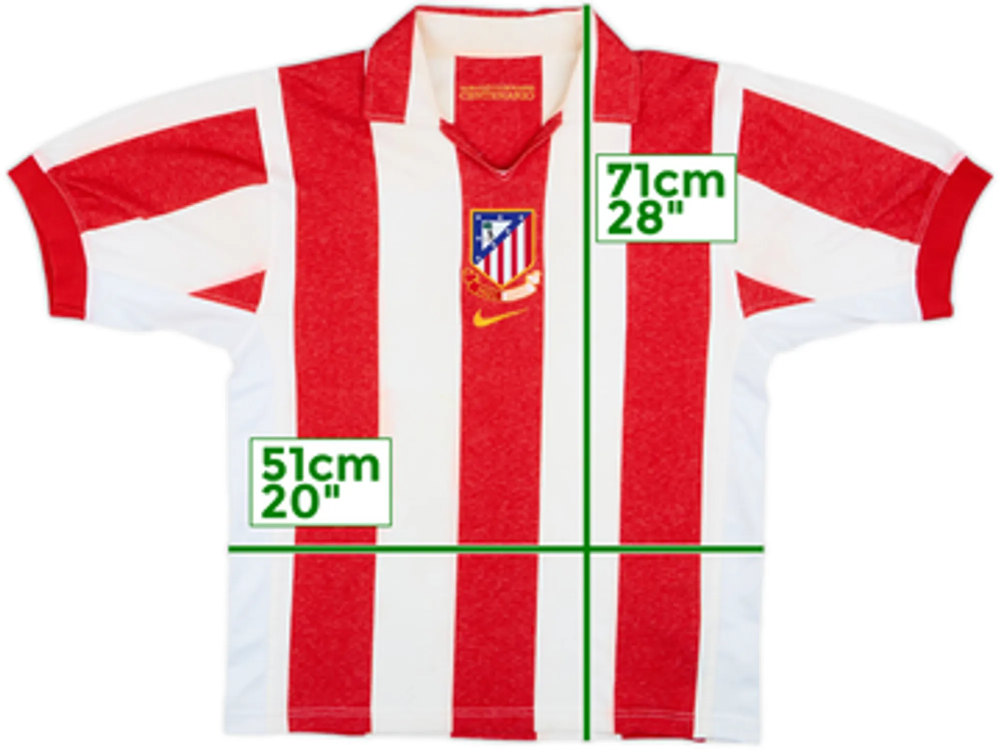 Nike Atlético Madrid Mens SS Home Shirt 2003/04