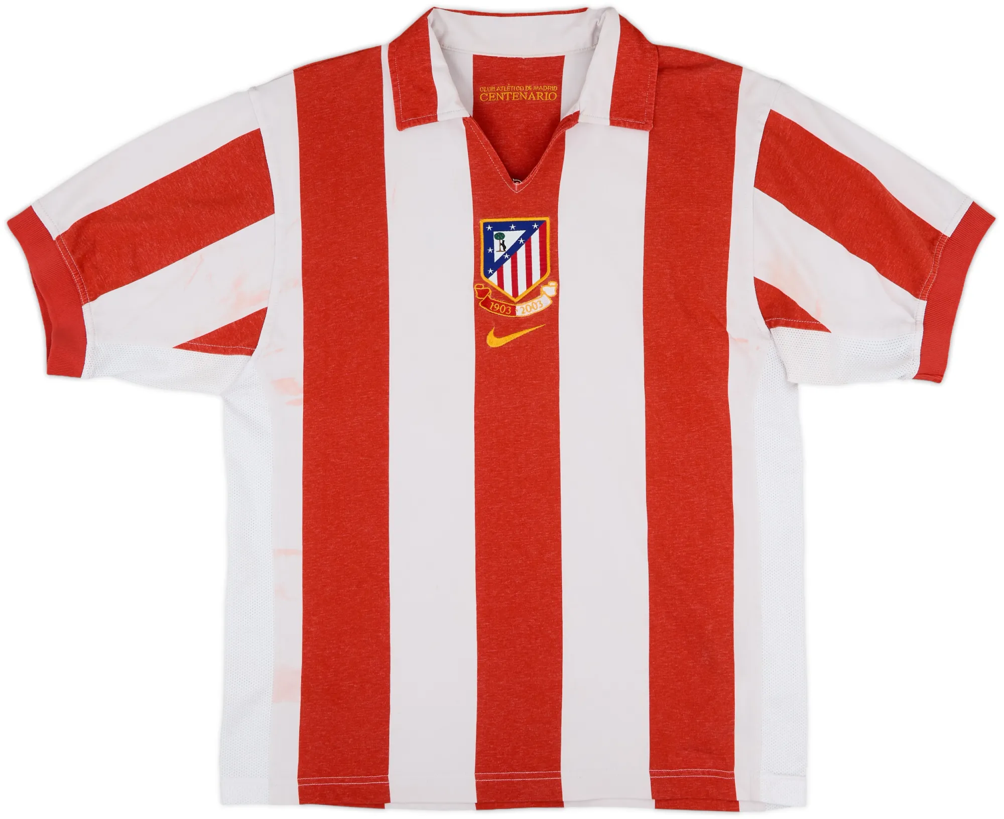 Nike Atlético Madrid Mens SS Home Shirt 2003/04