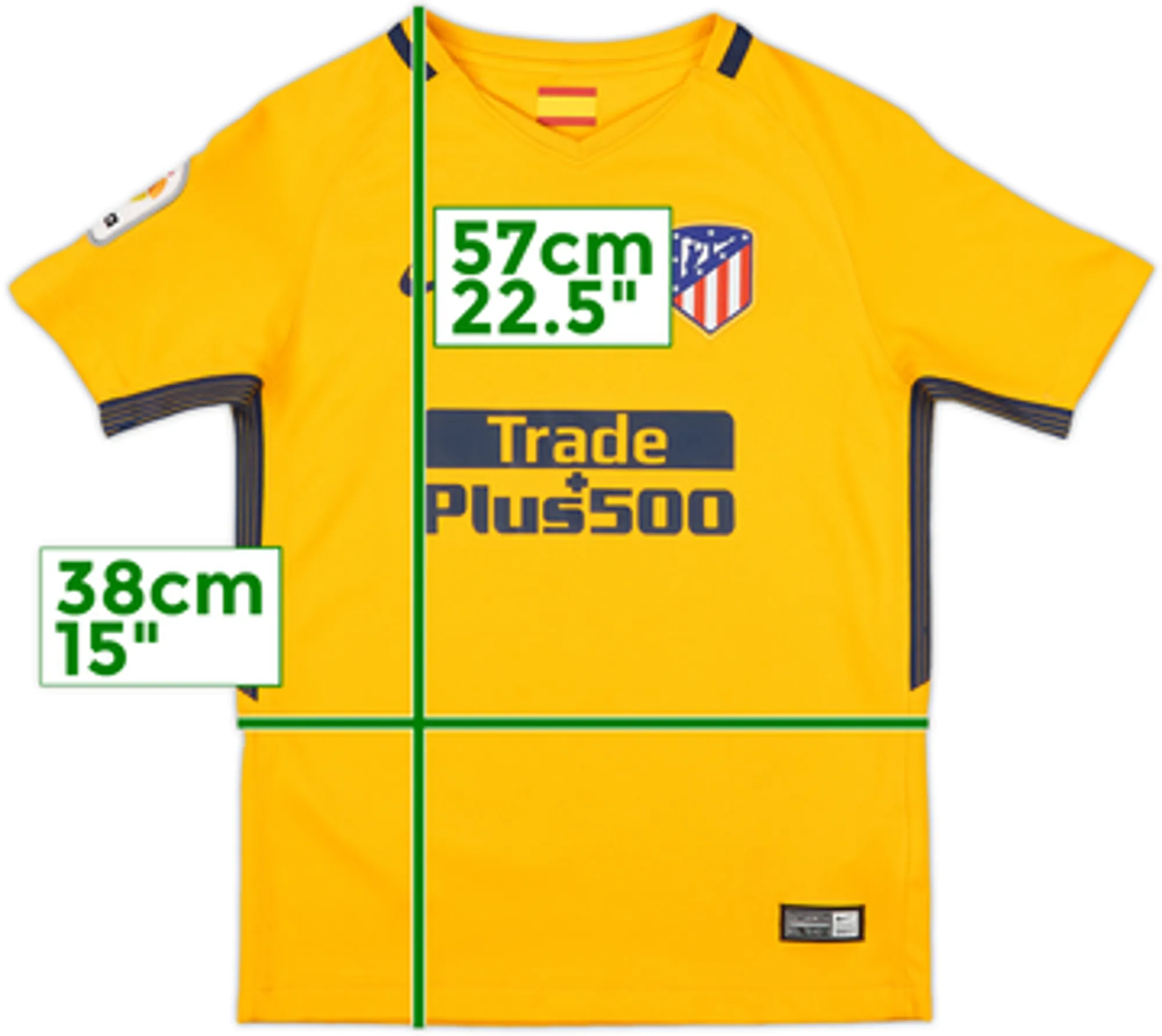 Nike Atlético Madrid Boys SS Away Shirt 2017/18