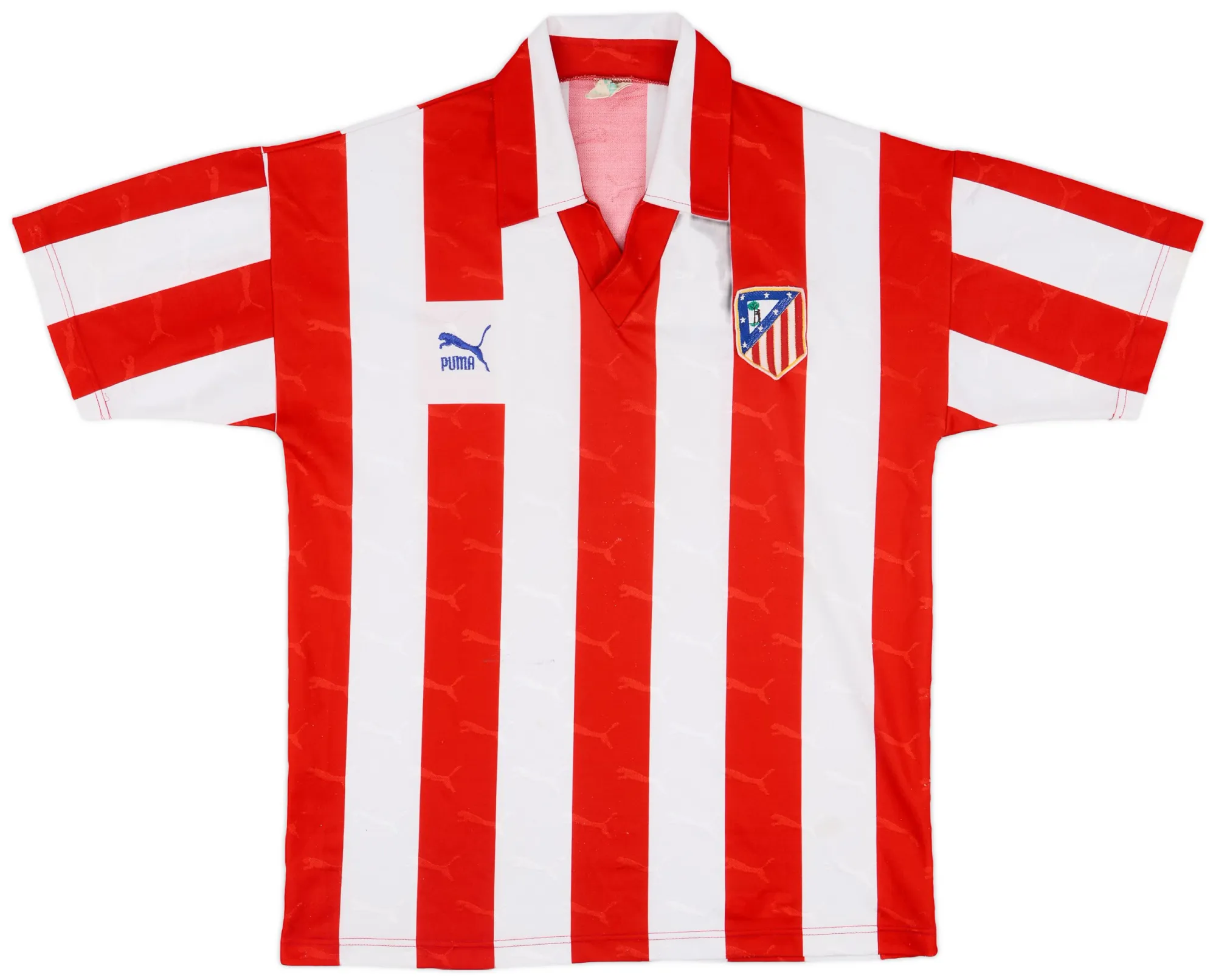Puma Atlético Madrid Mens SS Home Shirt 1992/93