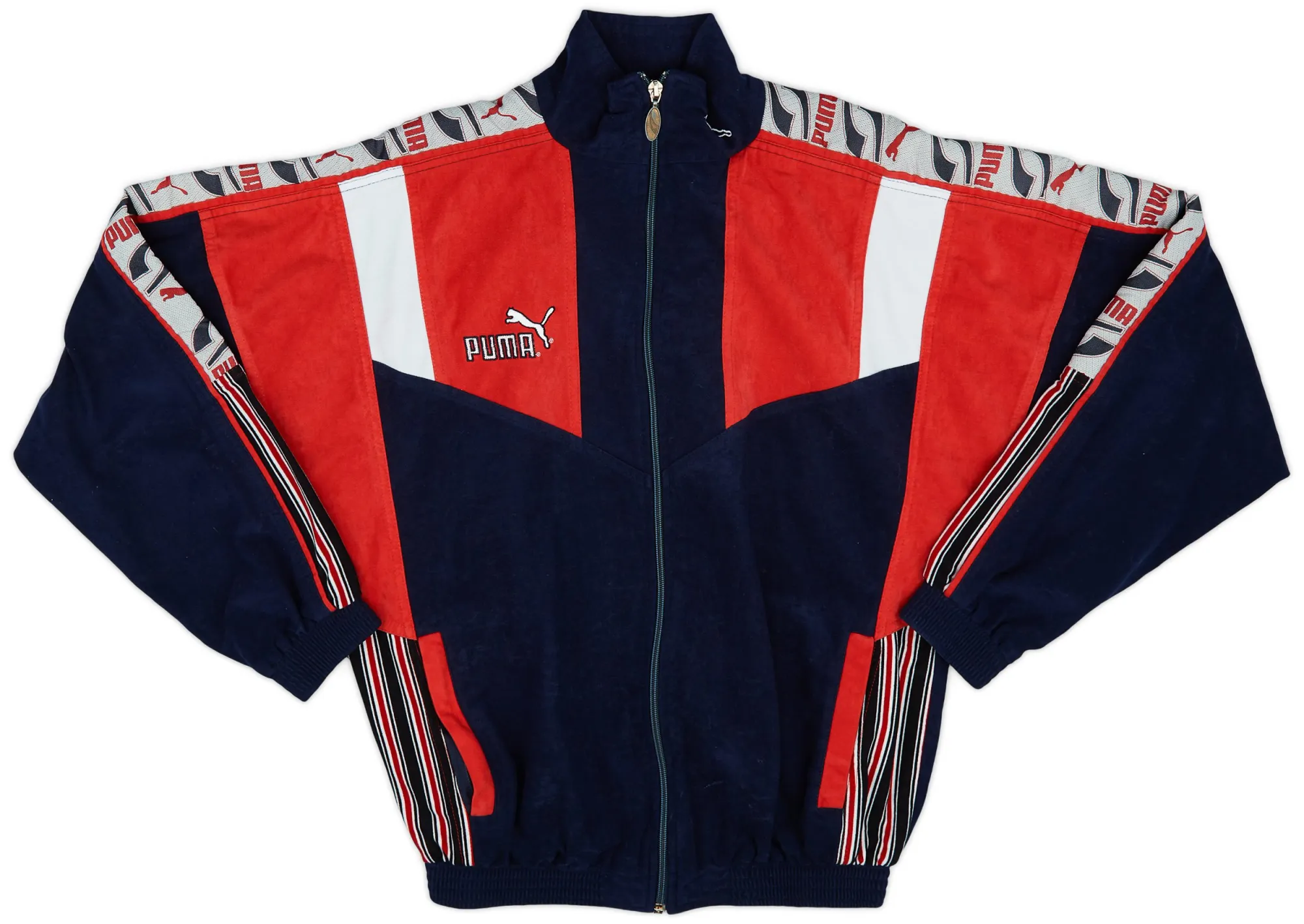 1994-96 Atletico Madrid Puma Track Jacket - 9/10 - (M)