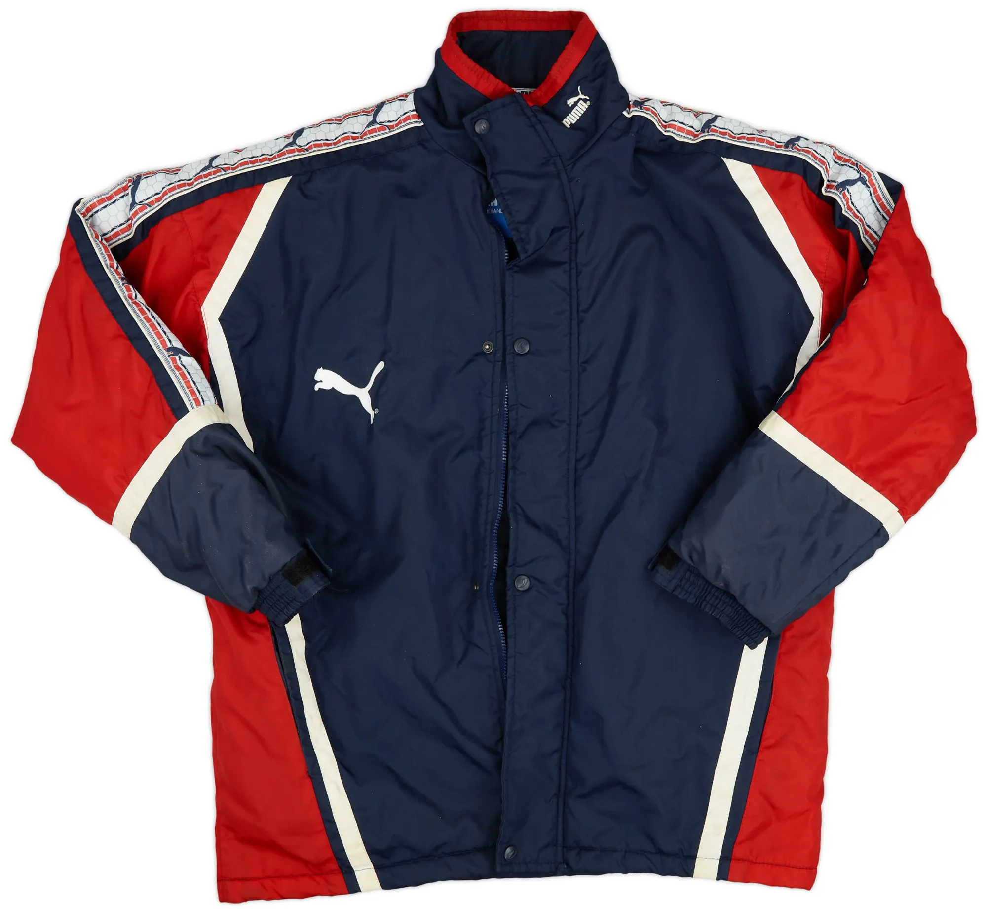 1996-98 Atletico Madrid Puma Padded Bench Coat - 6/10 - (S)