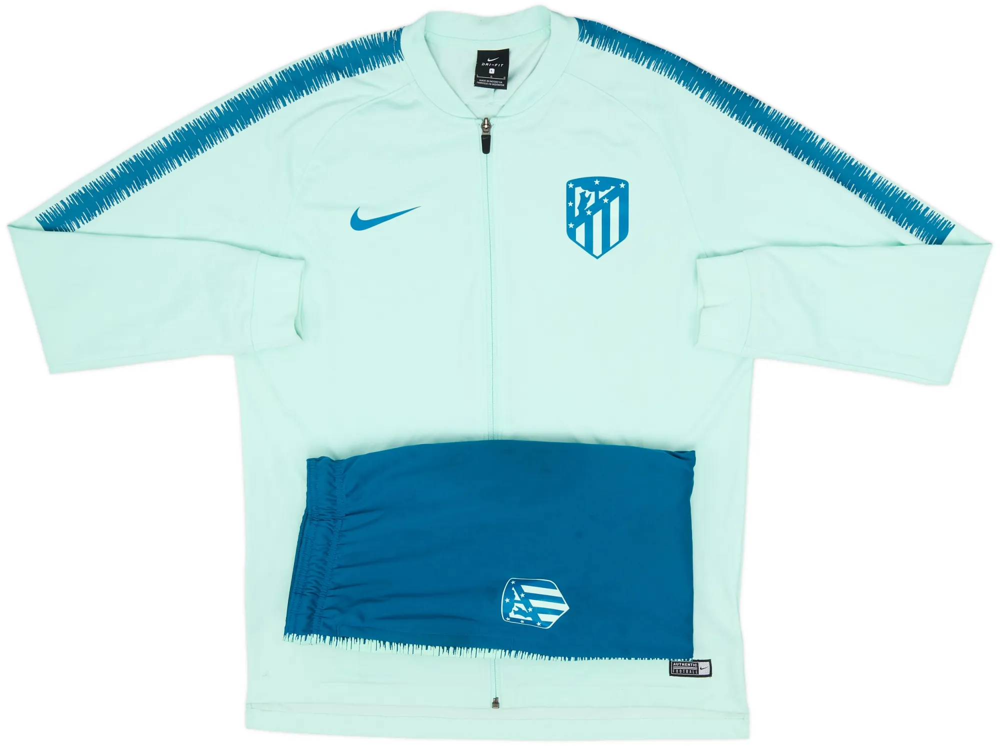 2018-19 Atletico Madrid Nike Full Tracksuit - 6/10 - (L)