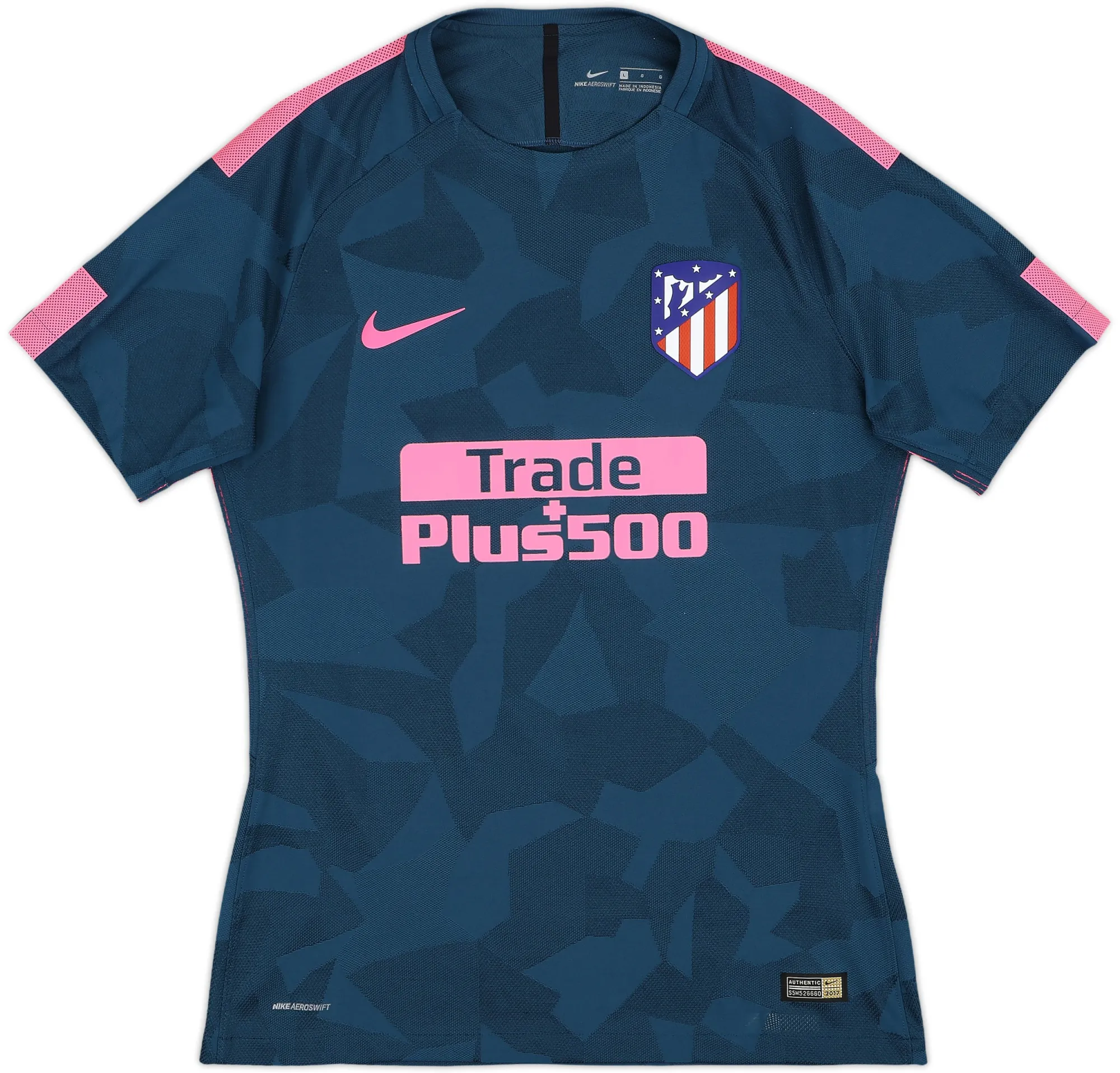 Nike Atlético Madrid Mens SS Player Issue Third Shirt 2017/18