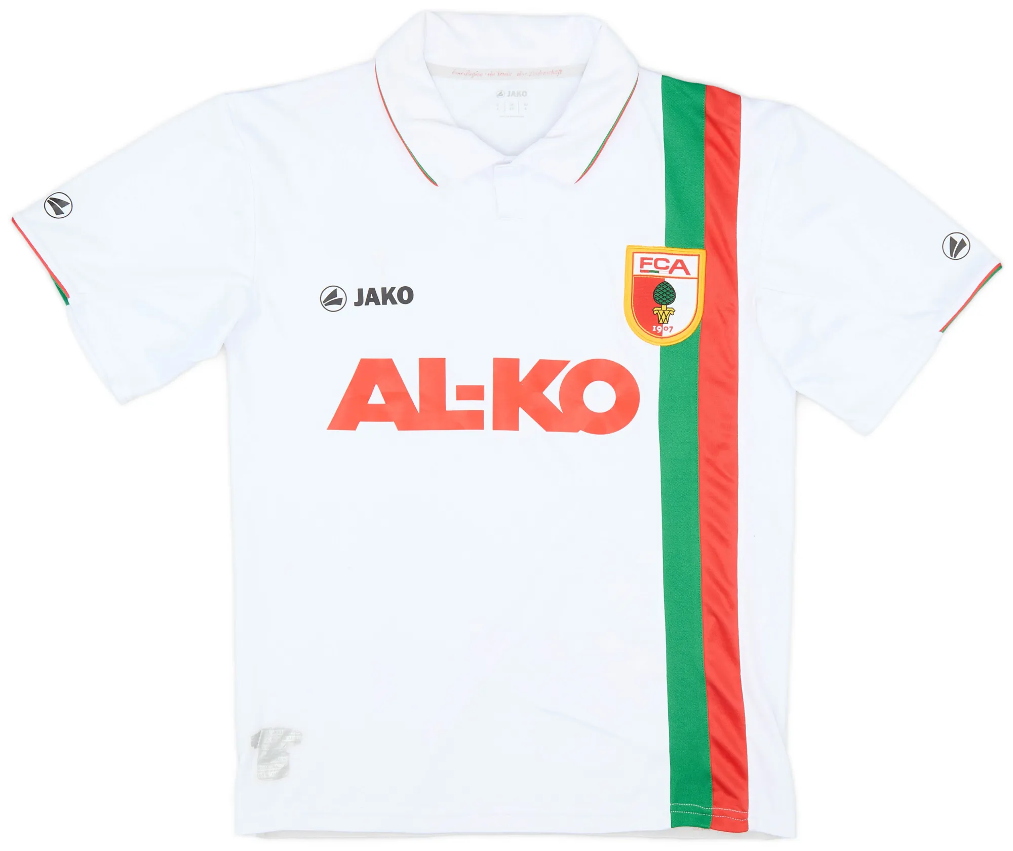 Jako FC Augsburg Mens SS Home Shirt 2011/12