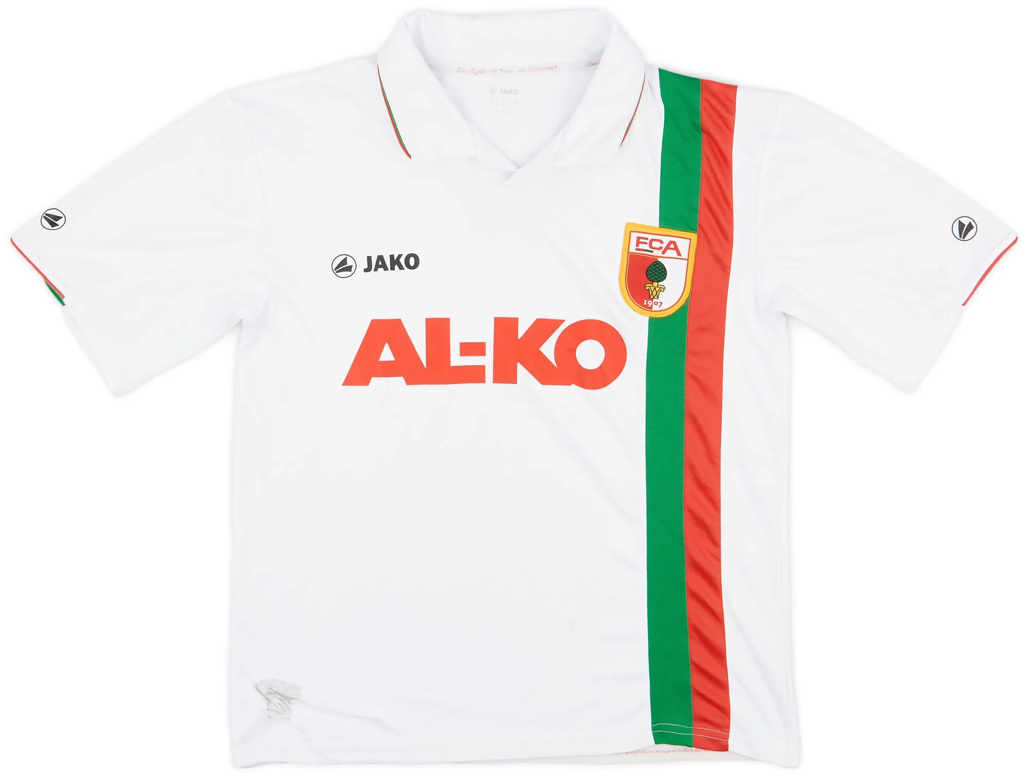 Jako FC Augsburg Mens SS Home Shirt 2011/12
