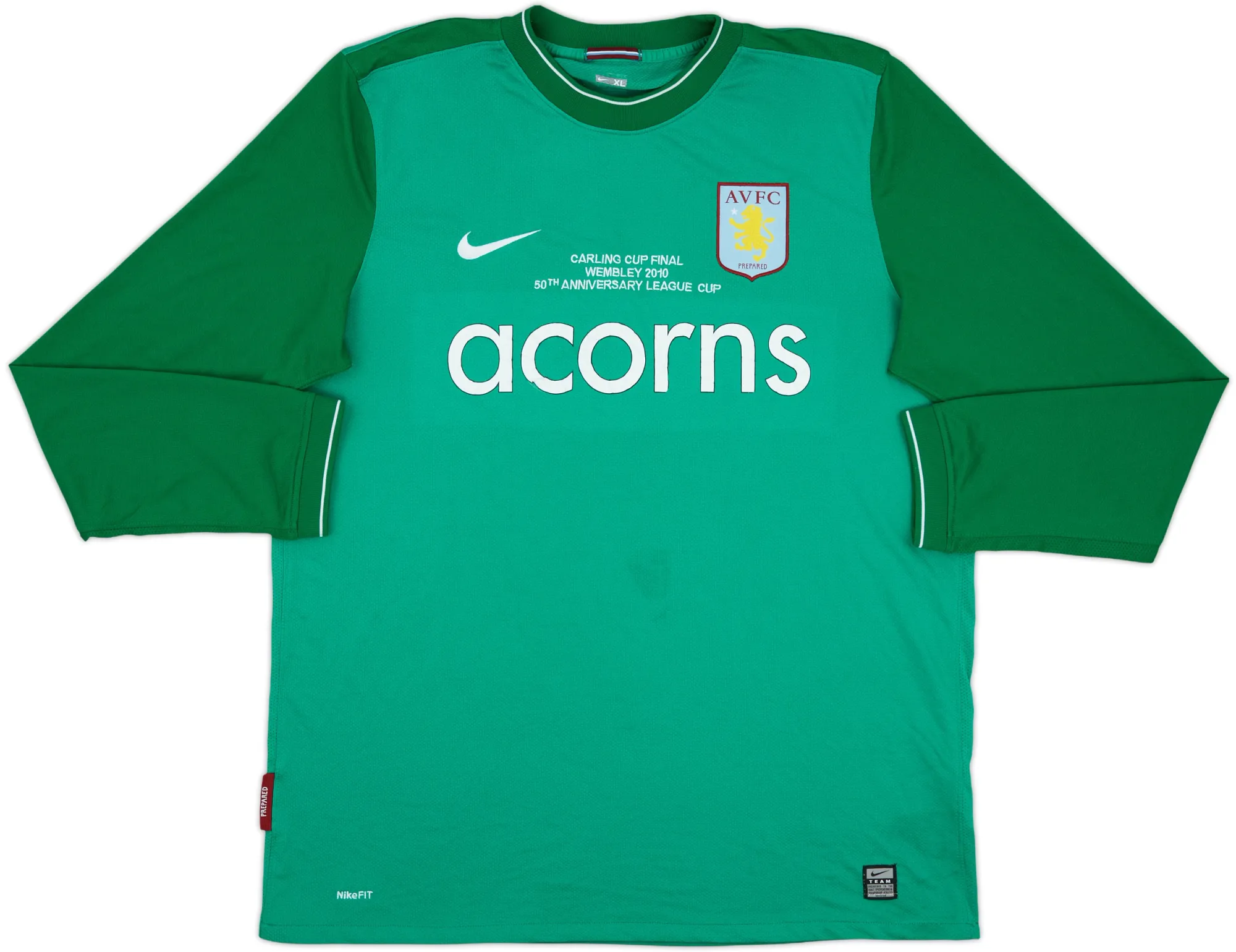 Nike Aston Villa Mens LS Goalkeeper Home Shirt 2009/10