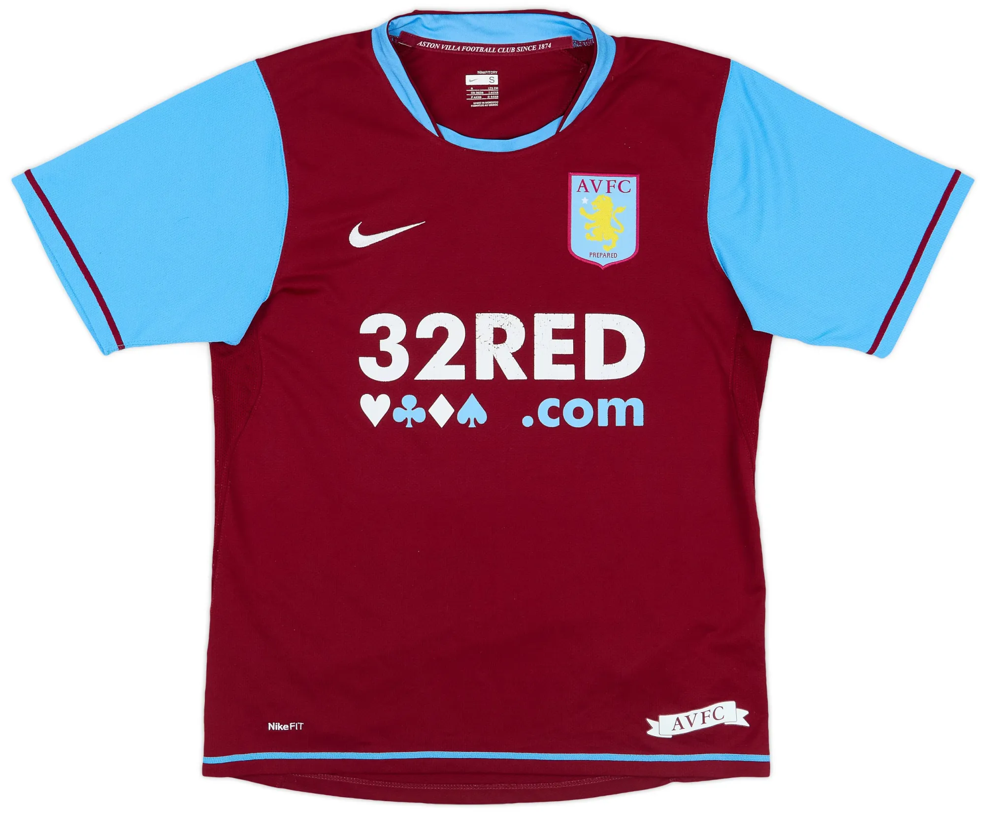 Nike Aston Villa Mens SS Home Shirt 2007/08