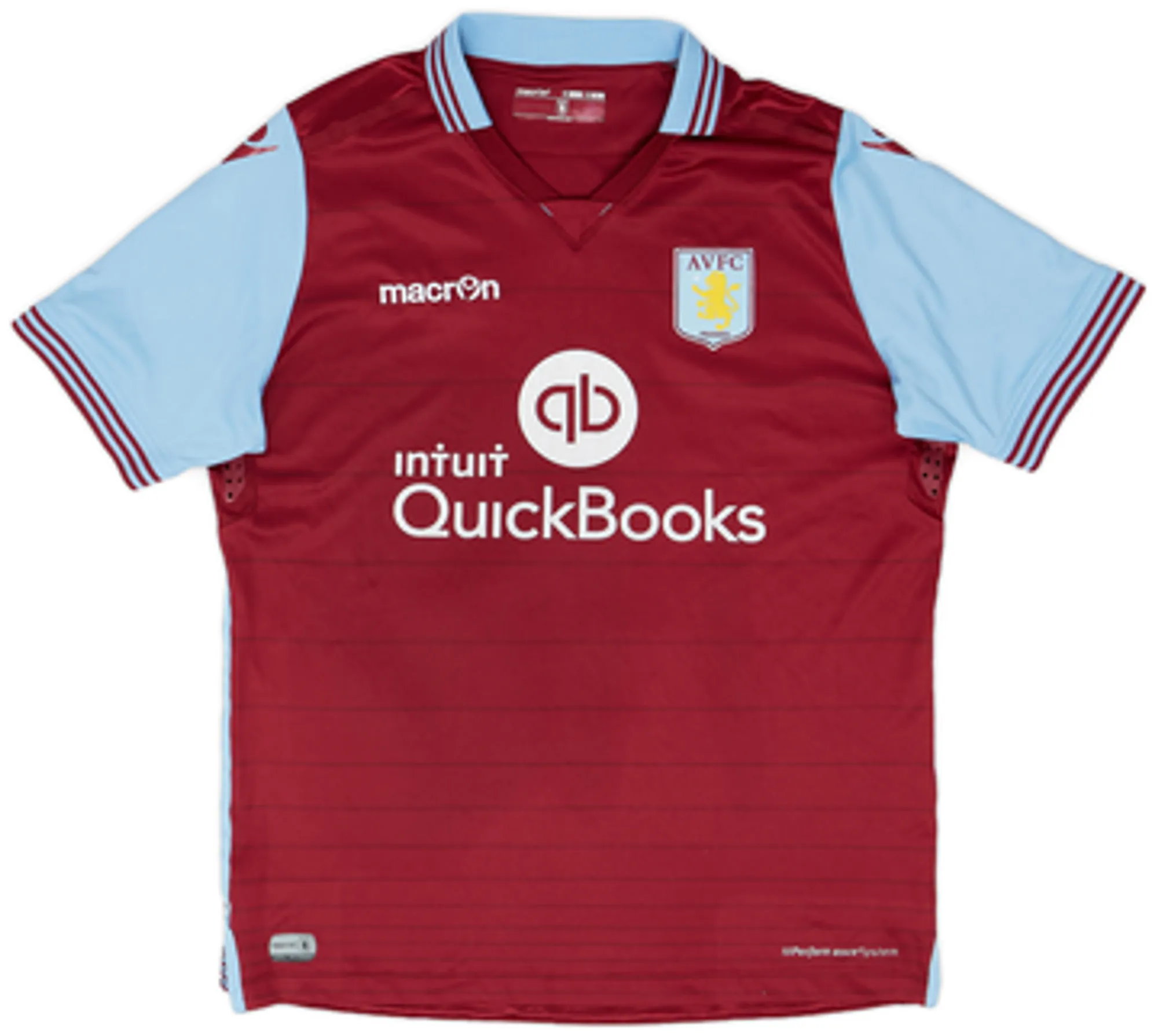 Macron Aston Villa Boys SS Home Shirt 2015/16