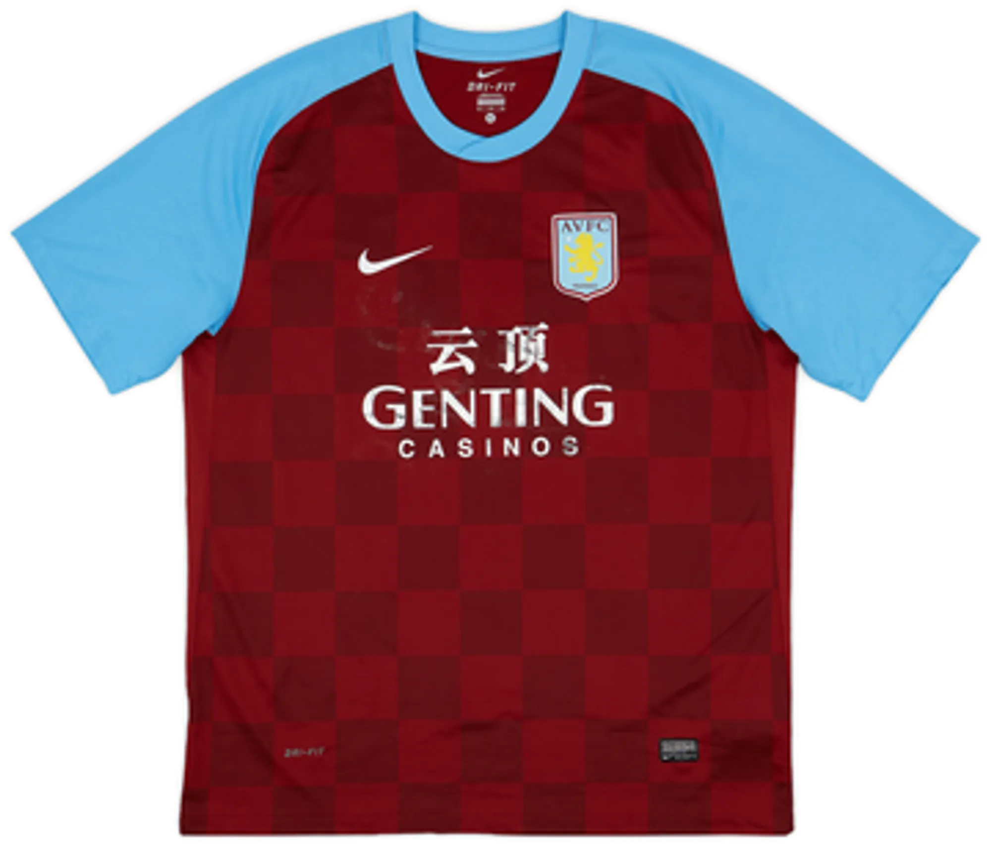 Nike Aston Villa Mens SS Home Shirt 2011/12