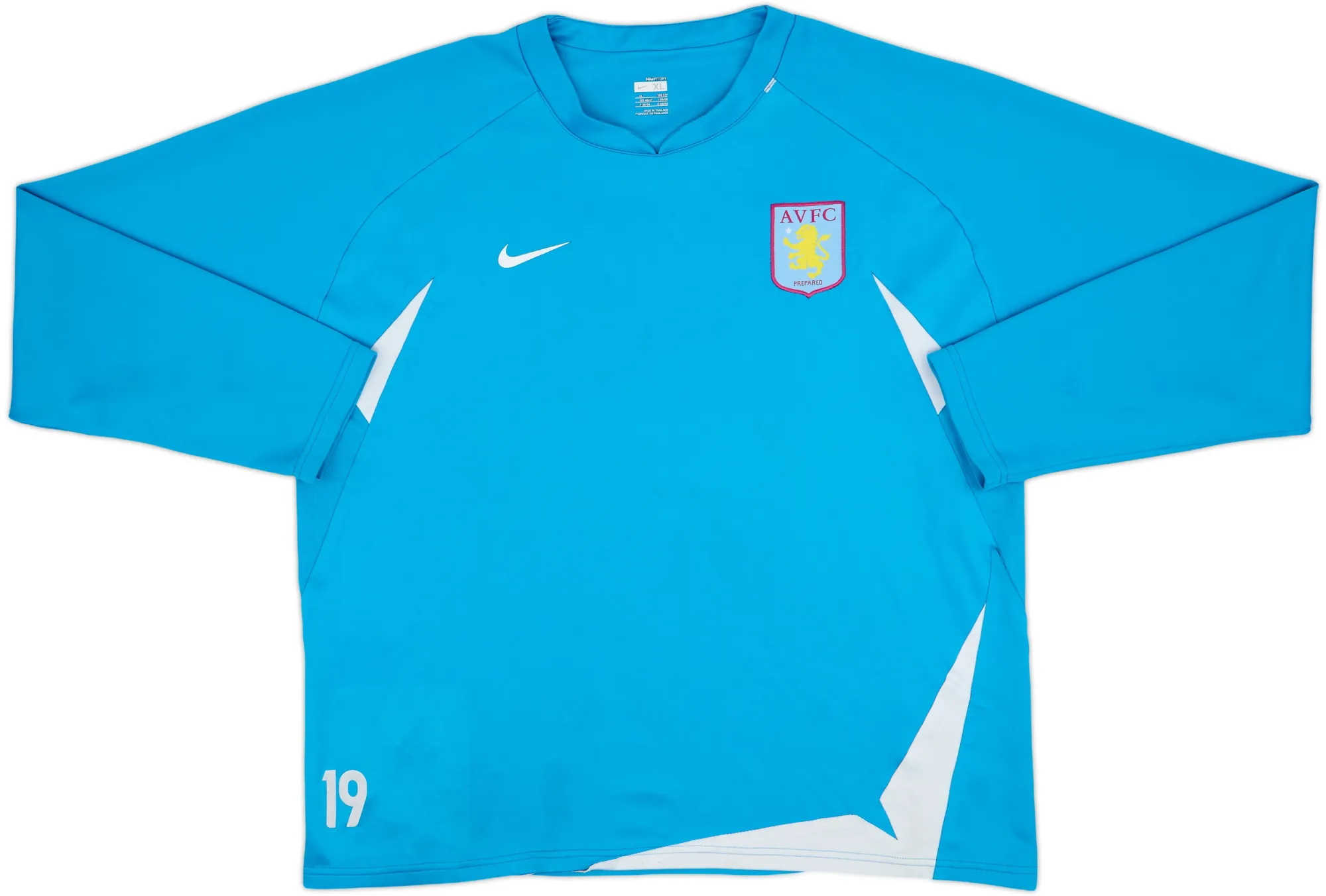 Nike Aston Villa Mens SS Player Issue Home Shirt 2007/08