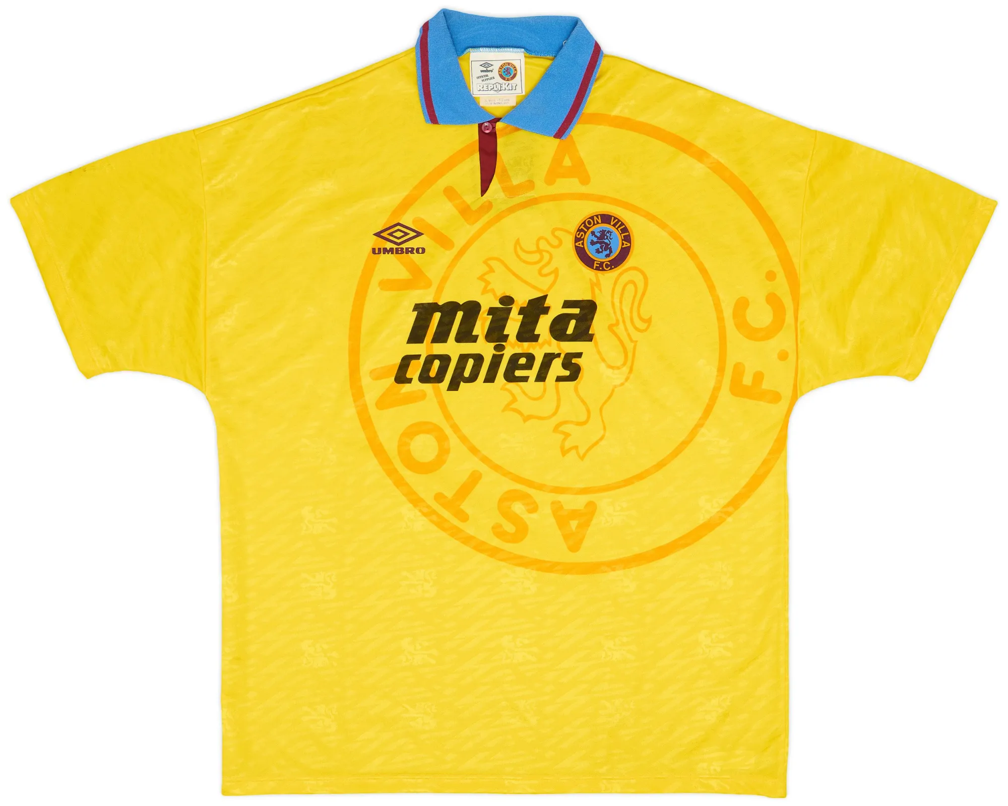 Umbro Aston Villa Mens SS Third Shirt 1991/93