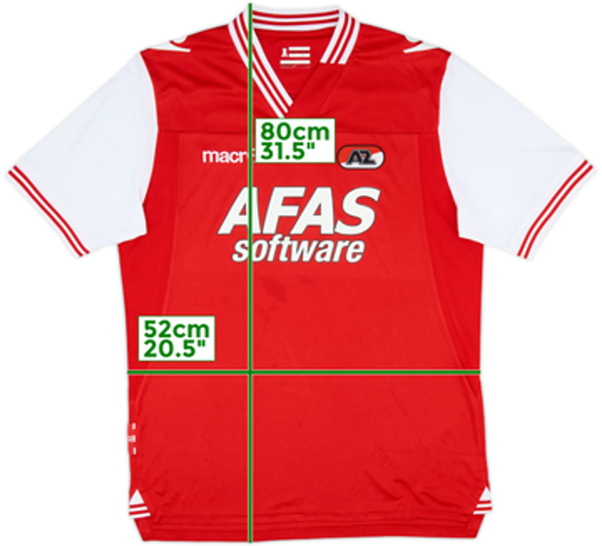Macron AZ Alkmaar Mens SS Home Shirt 2013/14