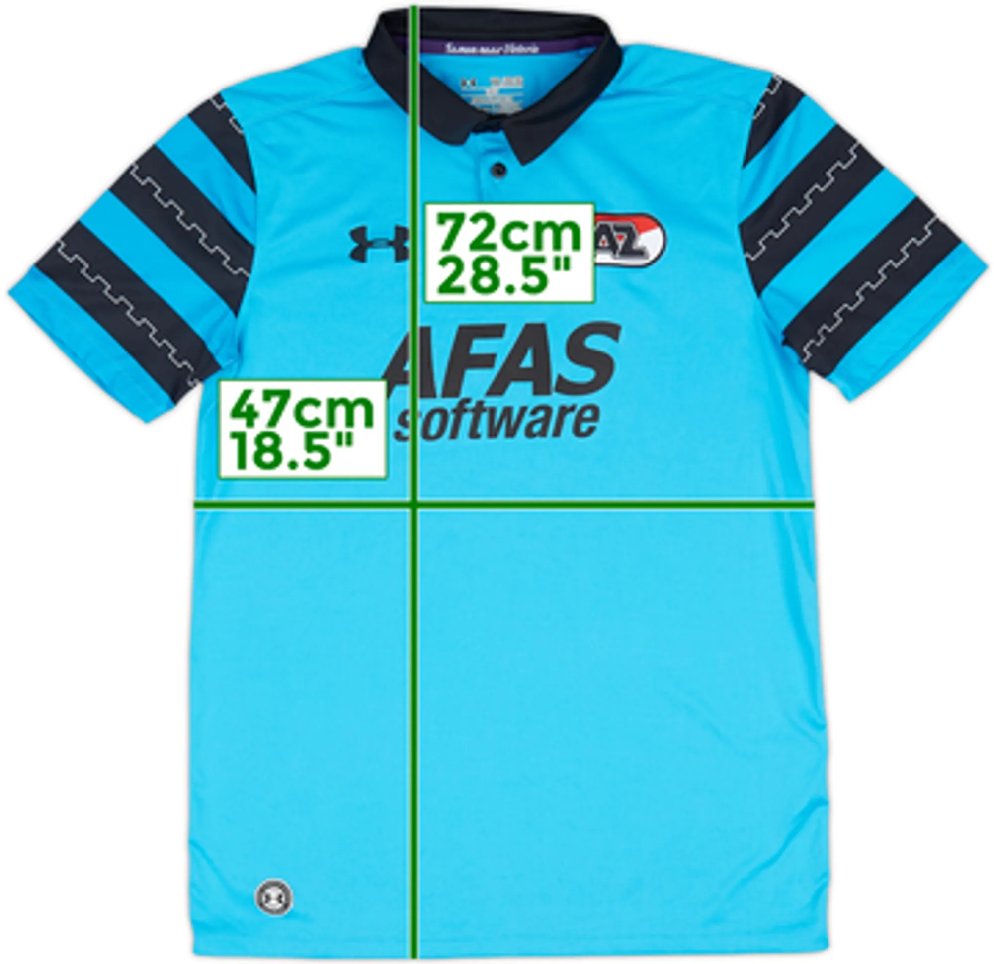 Under Armour AZ Alkmaar Mens SS Away Shirt 2016/17