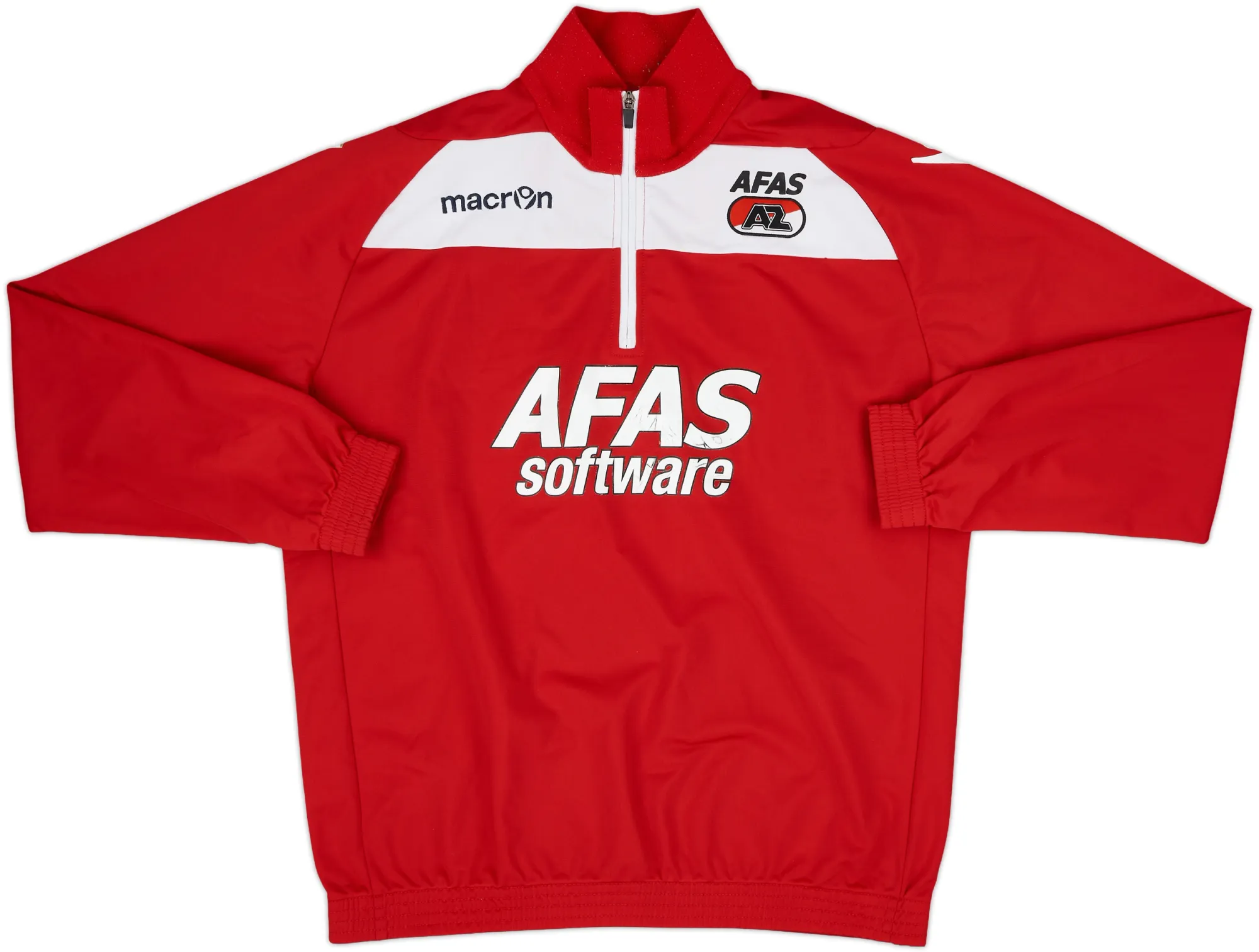 2014-15 AZ Alkmaar Macron 1/4 Zip Drill Top - 5/10 - (XXL)