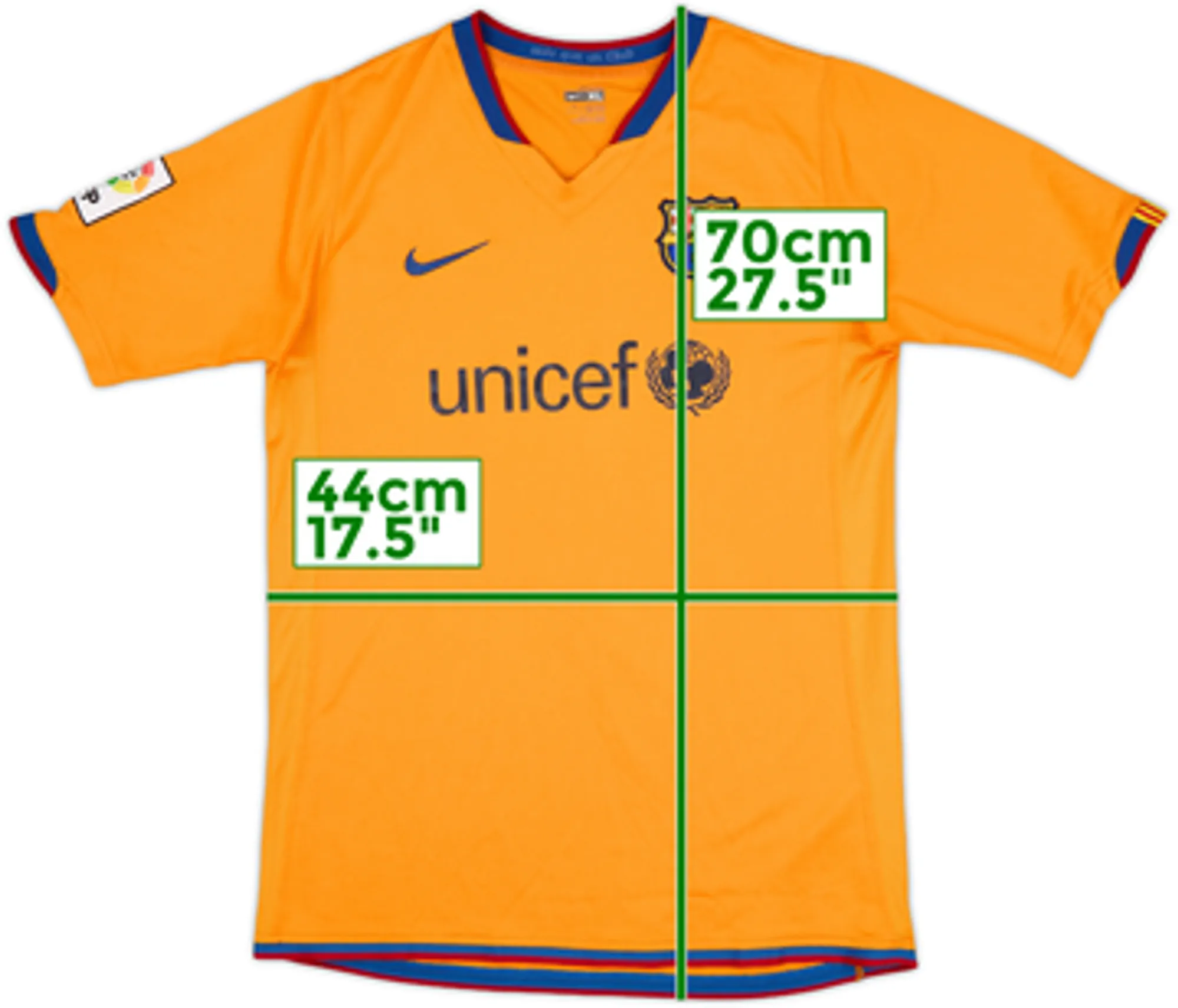 Nike Barcelona Boys SS Away Shirt 2006/08