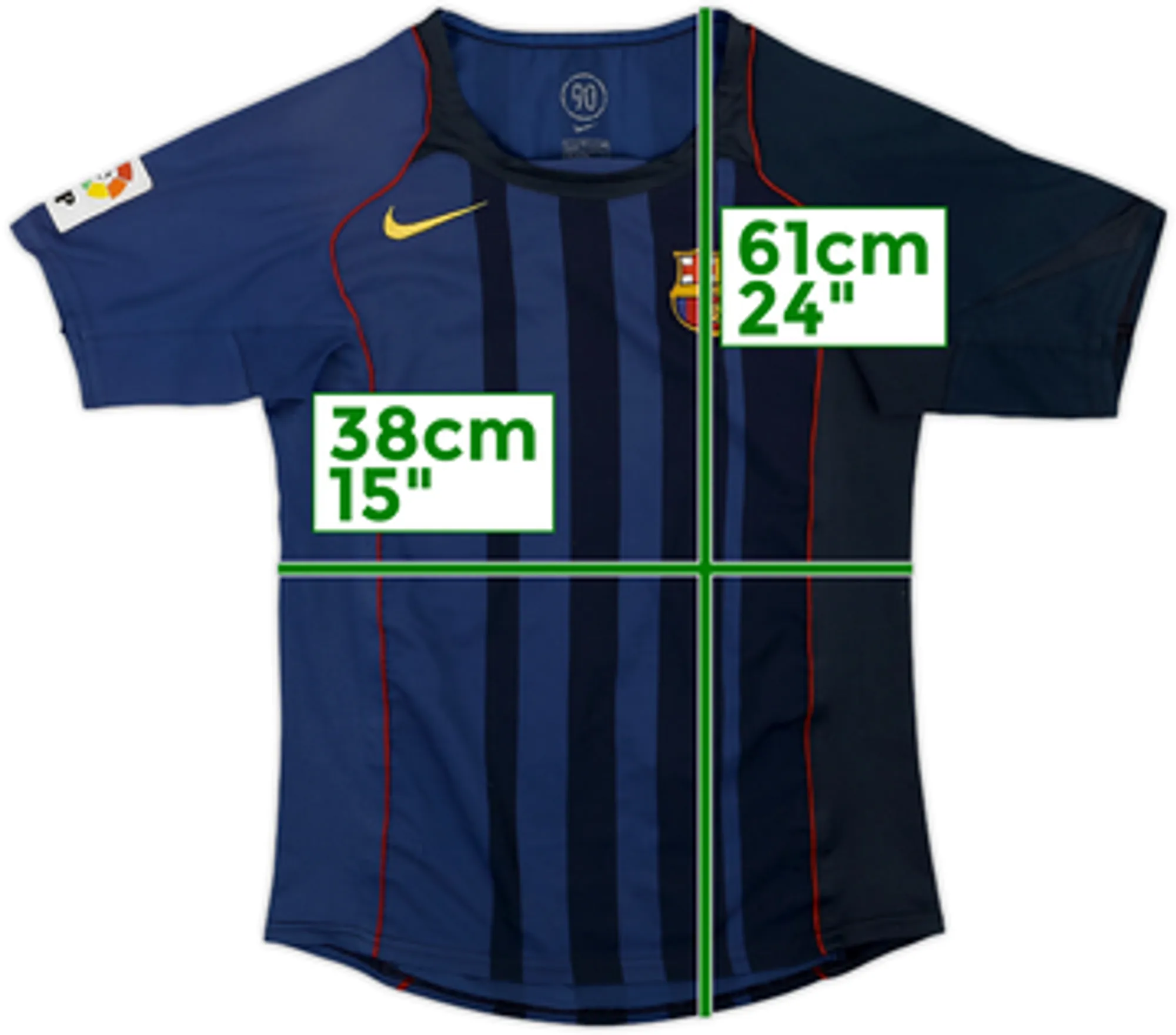 Nike Barcelona Boys SS Away Shirt 2004/05