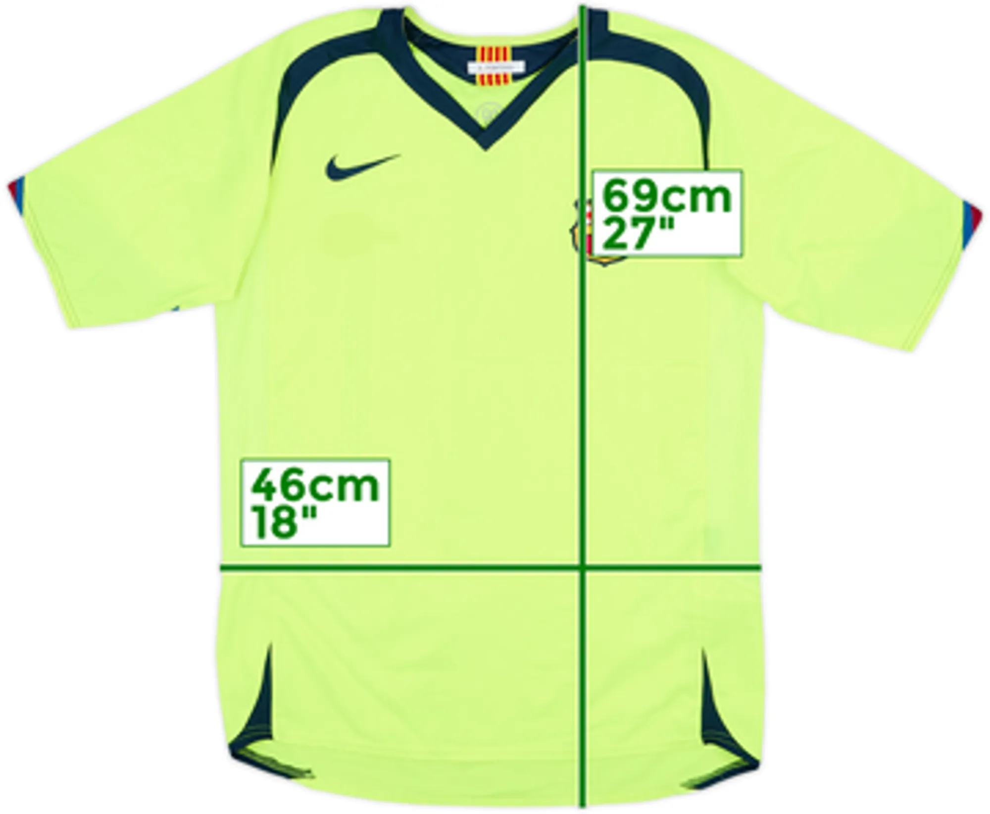 Nike Barcelona Boys SS Away Shirt 2005/06